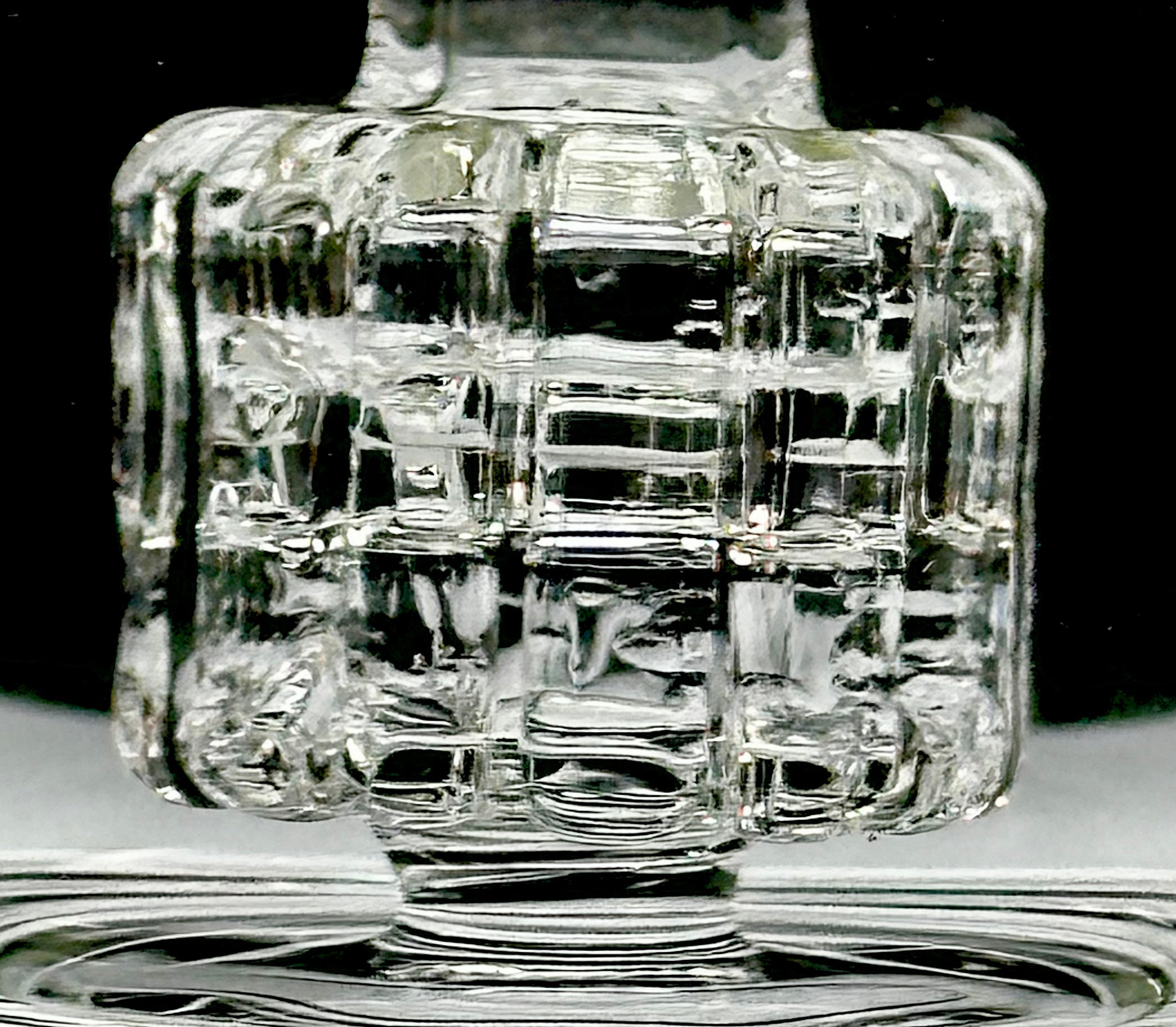 Purr Glass 14mm Matrix Bubbler w/ Upgraded Slide