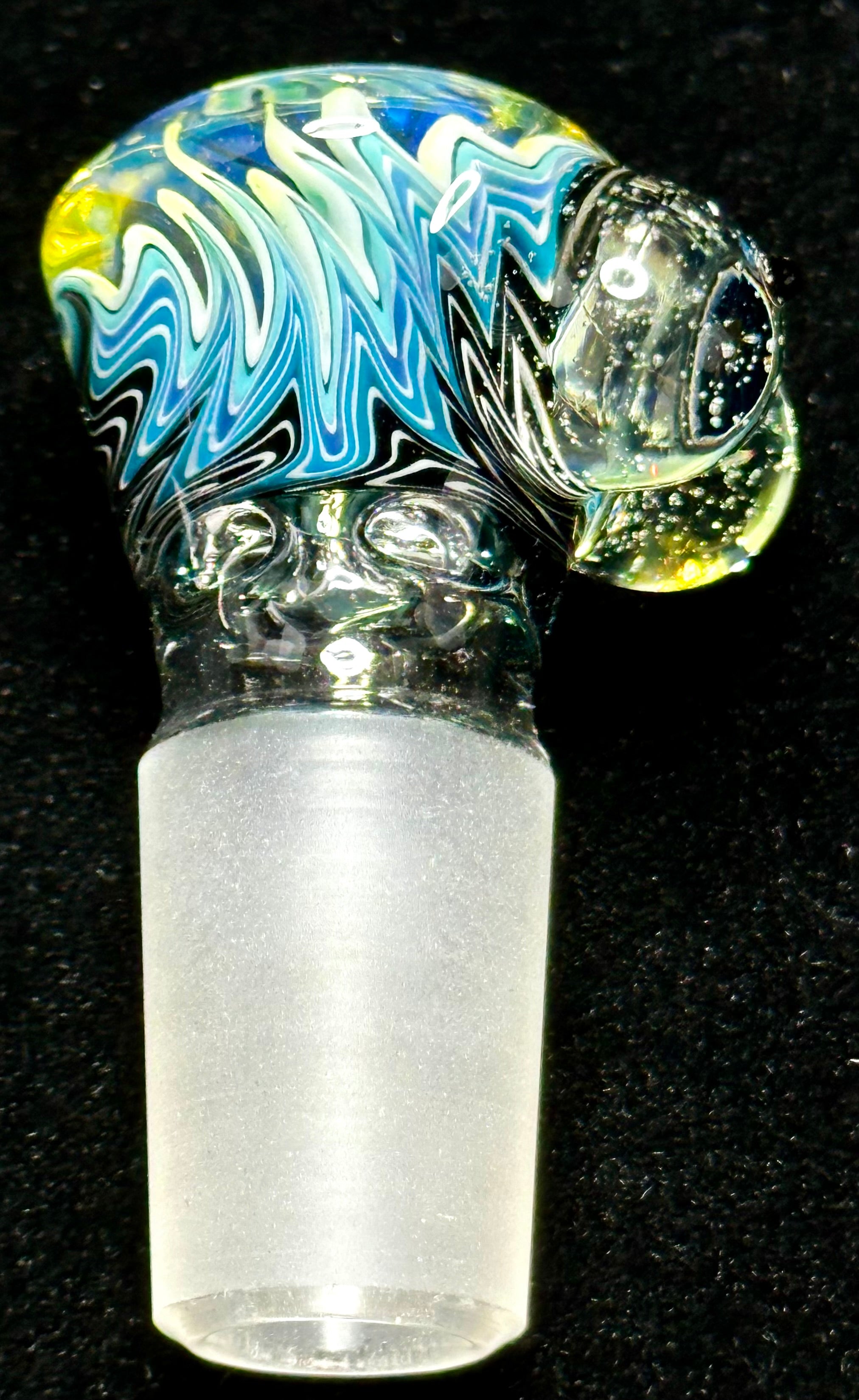Titz Glass 18mm UV Wigwag Multi-Hole Slide