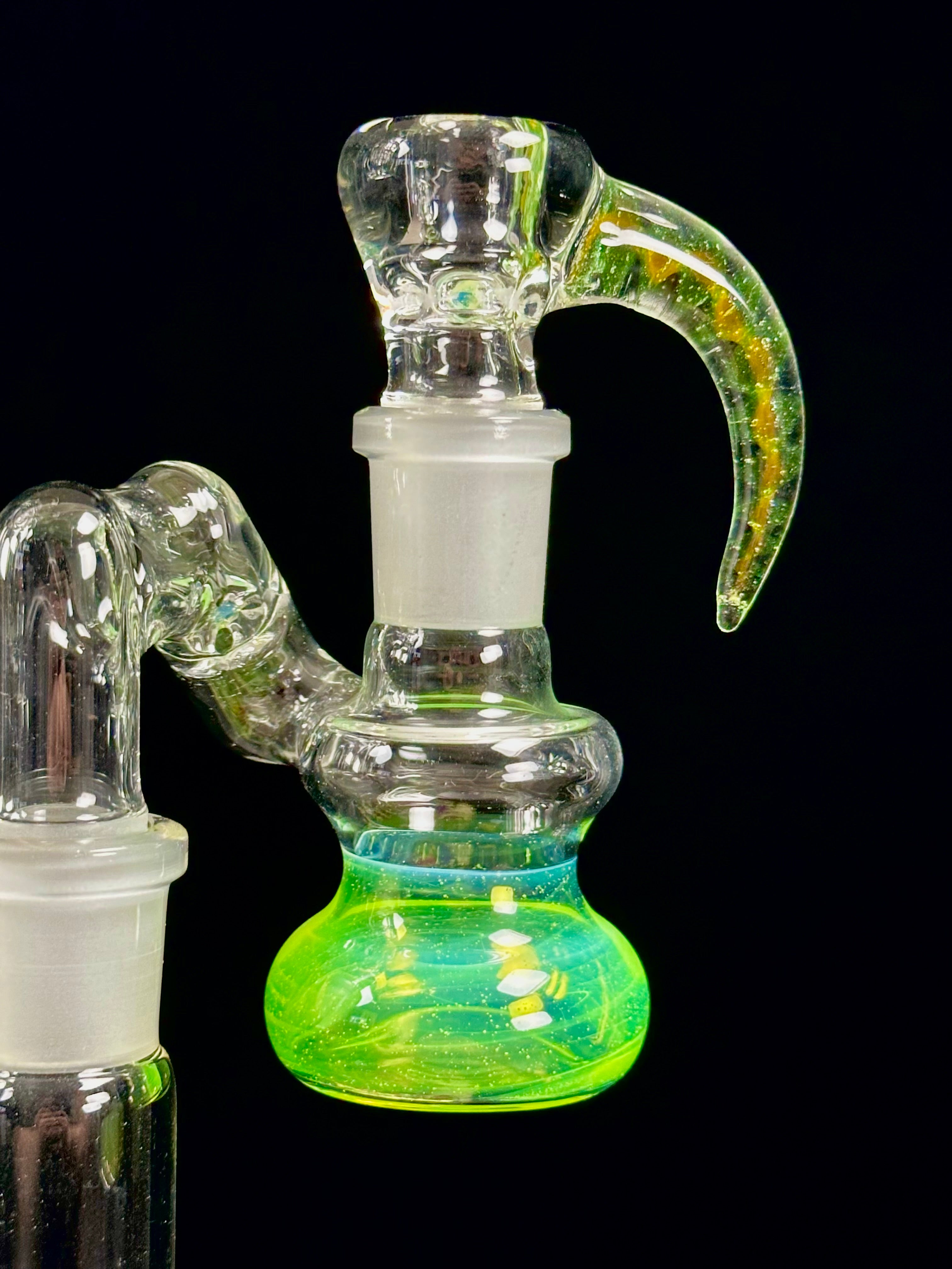 5 3lements Glass Slyme Grid to Full with Ash Catcher
