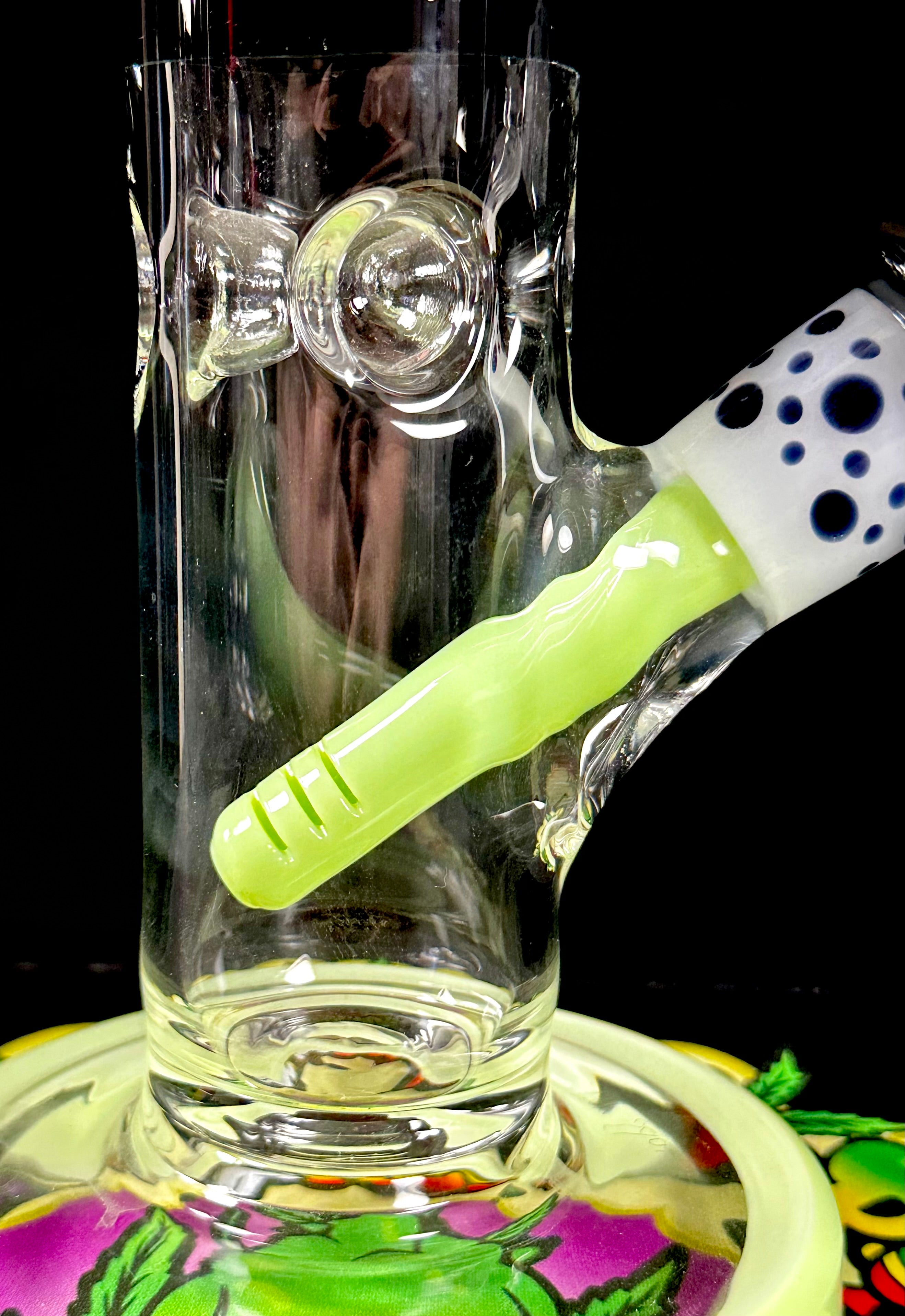 Hops Glass Fully Worked Straight Tube