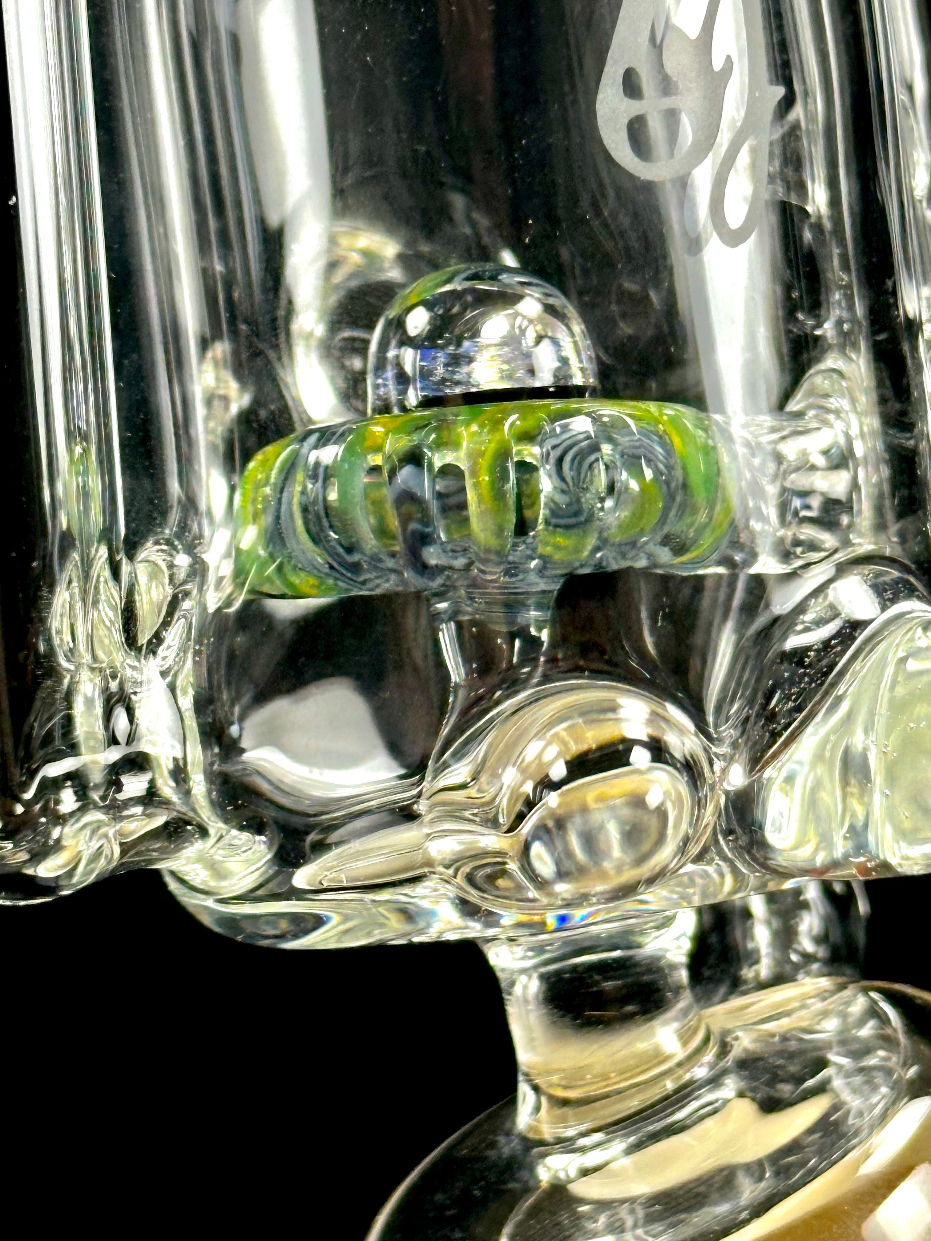 OJ Flame Puffco Peak Wigwag Recycler Top