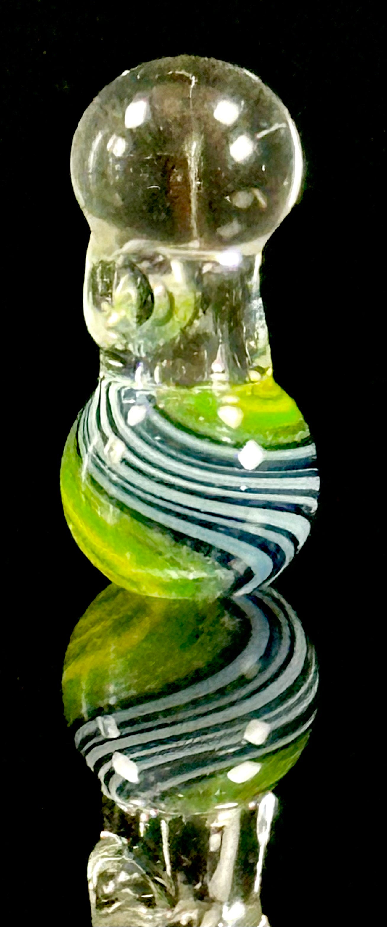 OJ Flame Puffco Peak Wigwag Recycler Top