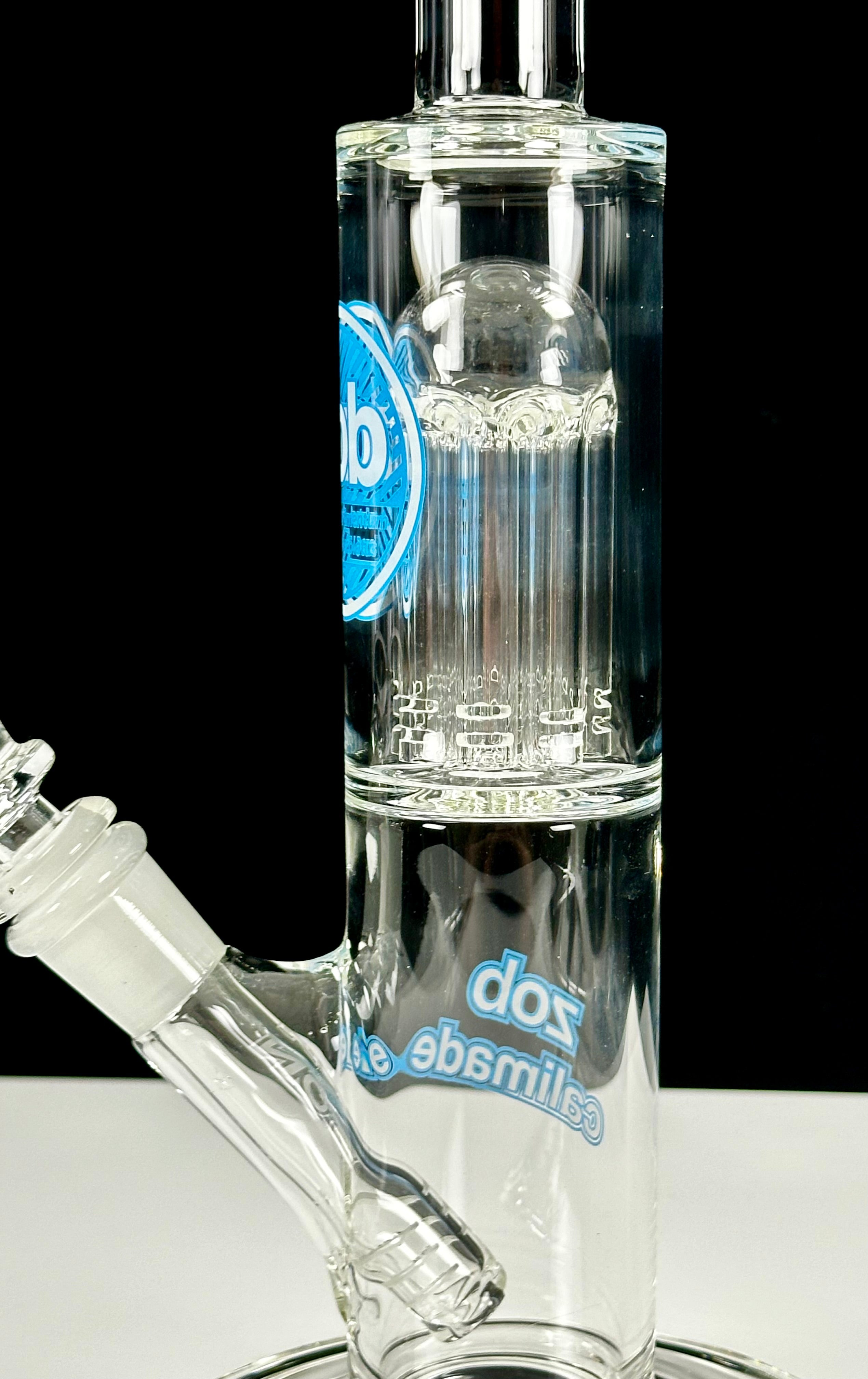 Zob 14.5" Straight Tube Wubbler with 8 Arm Tree Percolator