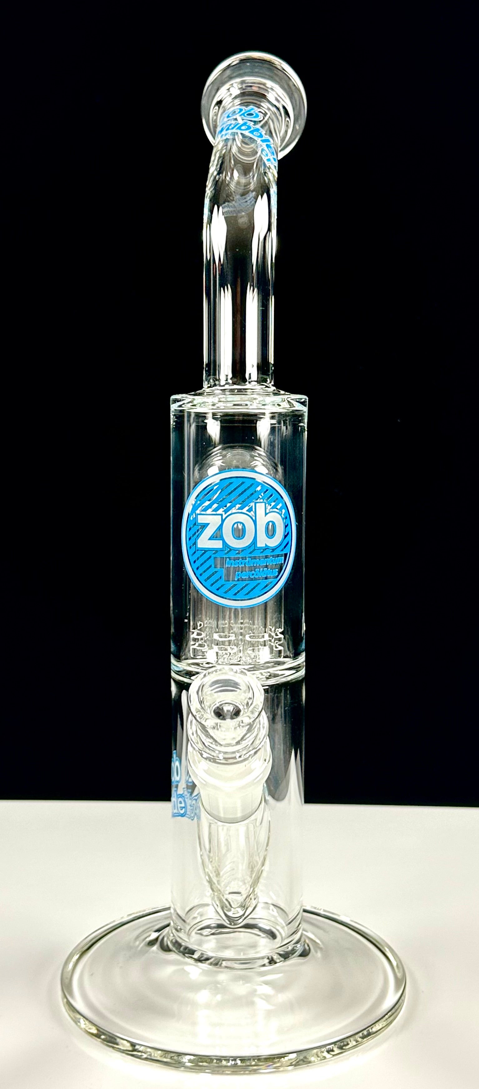 Zob 14.5" Straight Tube Wubbler with 8 Arm Tree Percolator