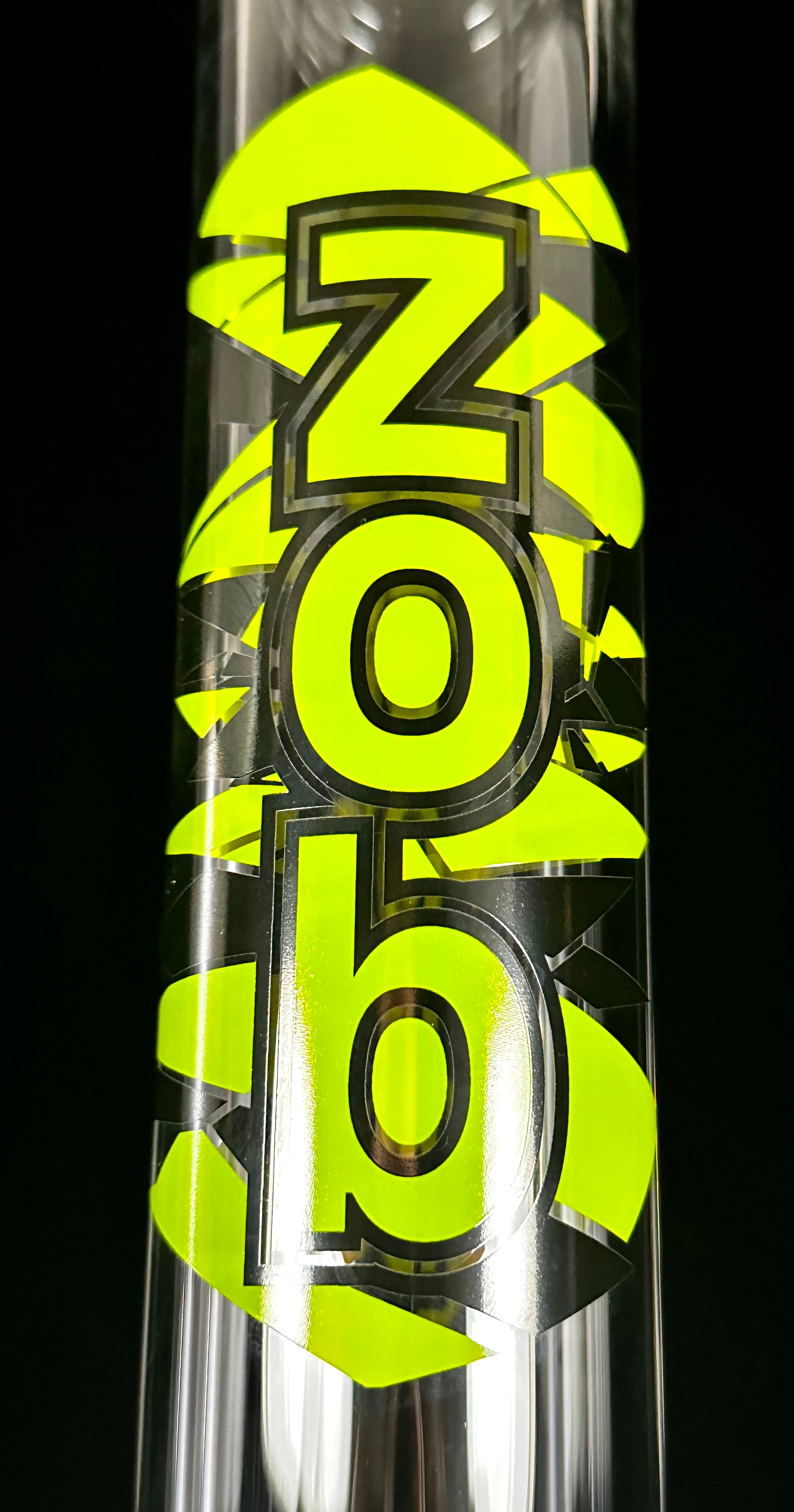 Zob 18 inch OG Beaker Neon Green & Black Label