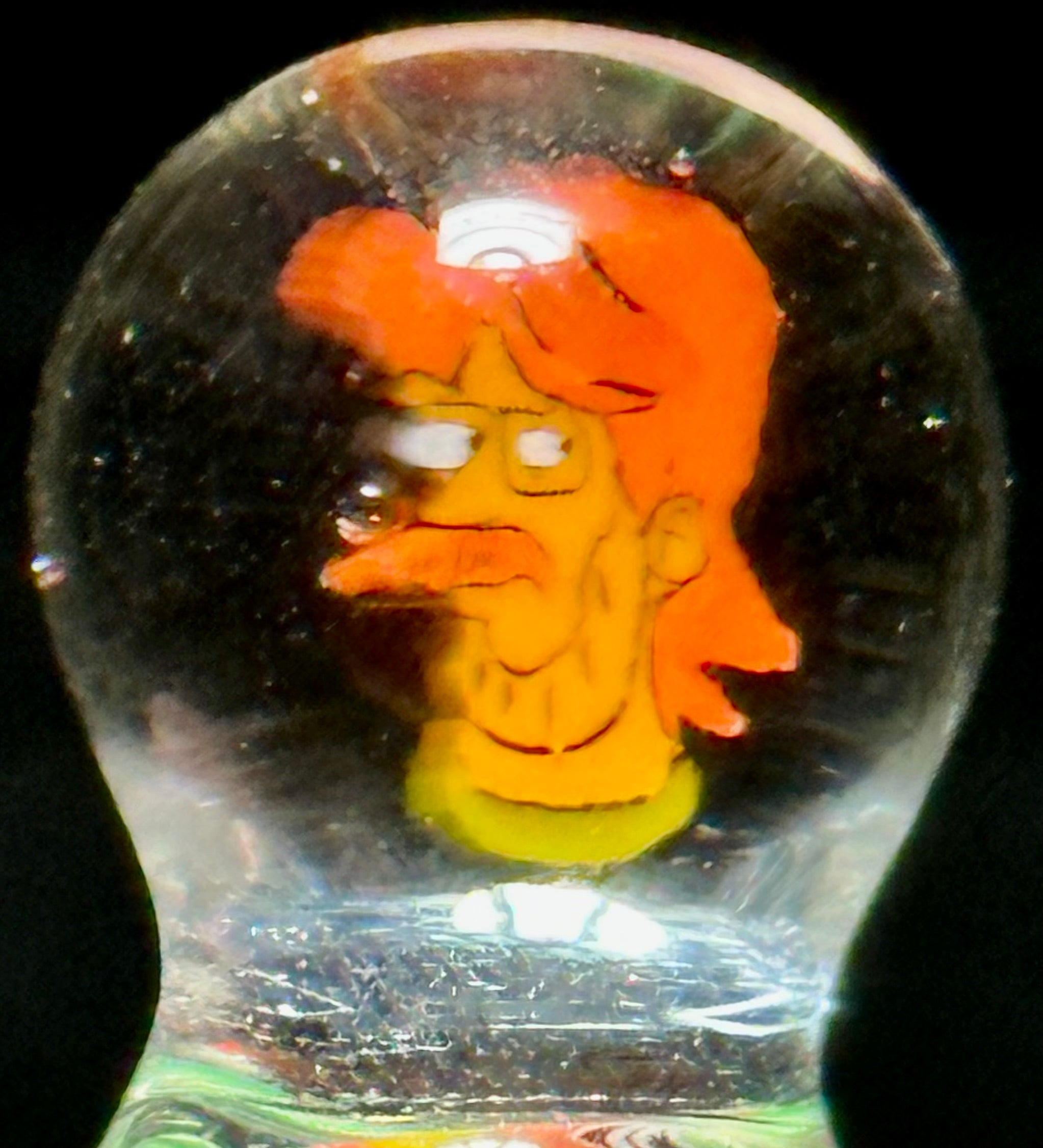 Future Glass Art Linework Wig Wag Carb Cap with Millie