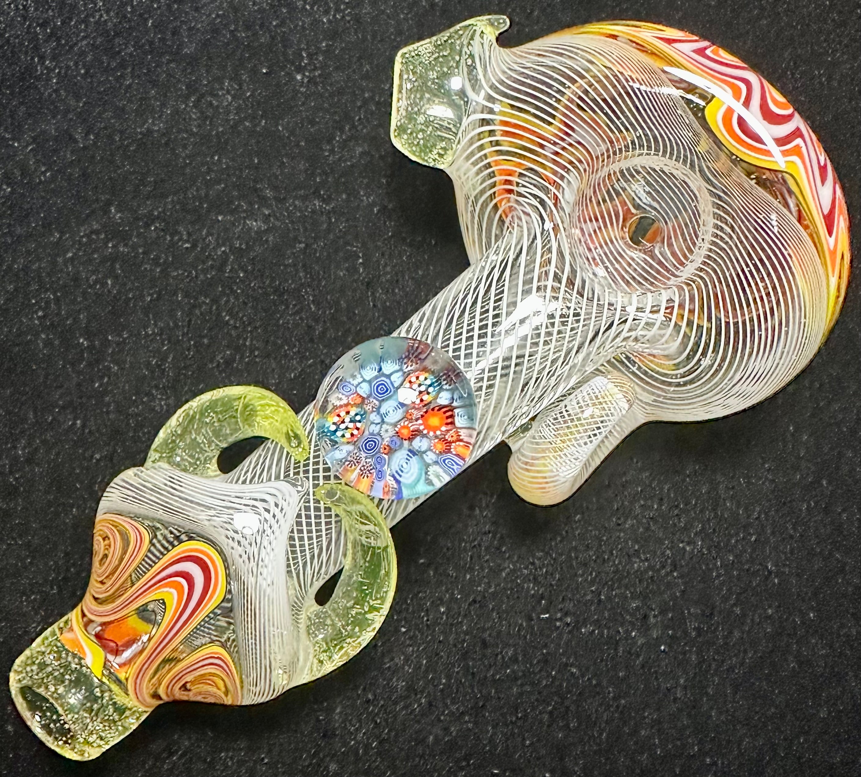 Future Glass Art Heady AF UV Spoon Blue Millie