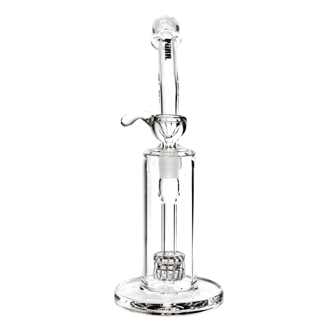 Purr Glass 14mm Matrix Bubbler w/ Upgraded Slide