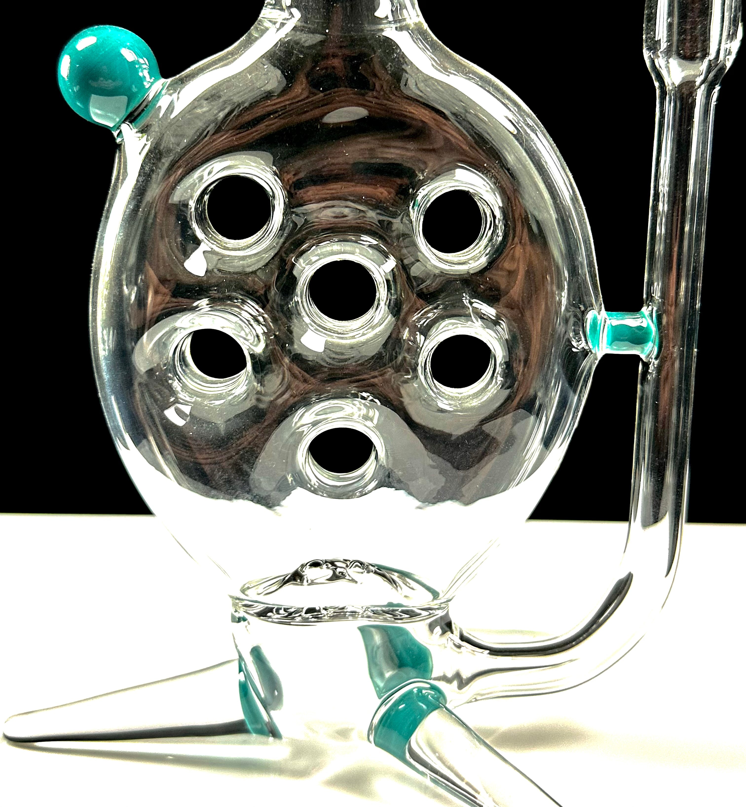Dippy Glass Swiss Perc Blue