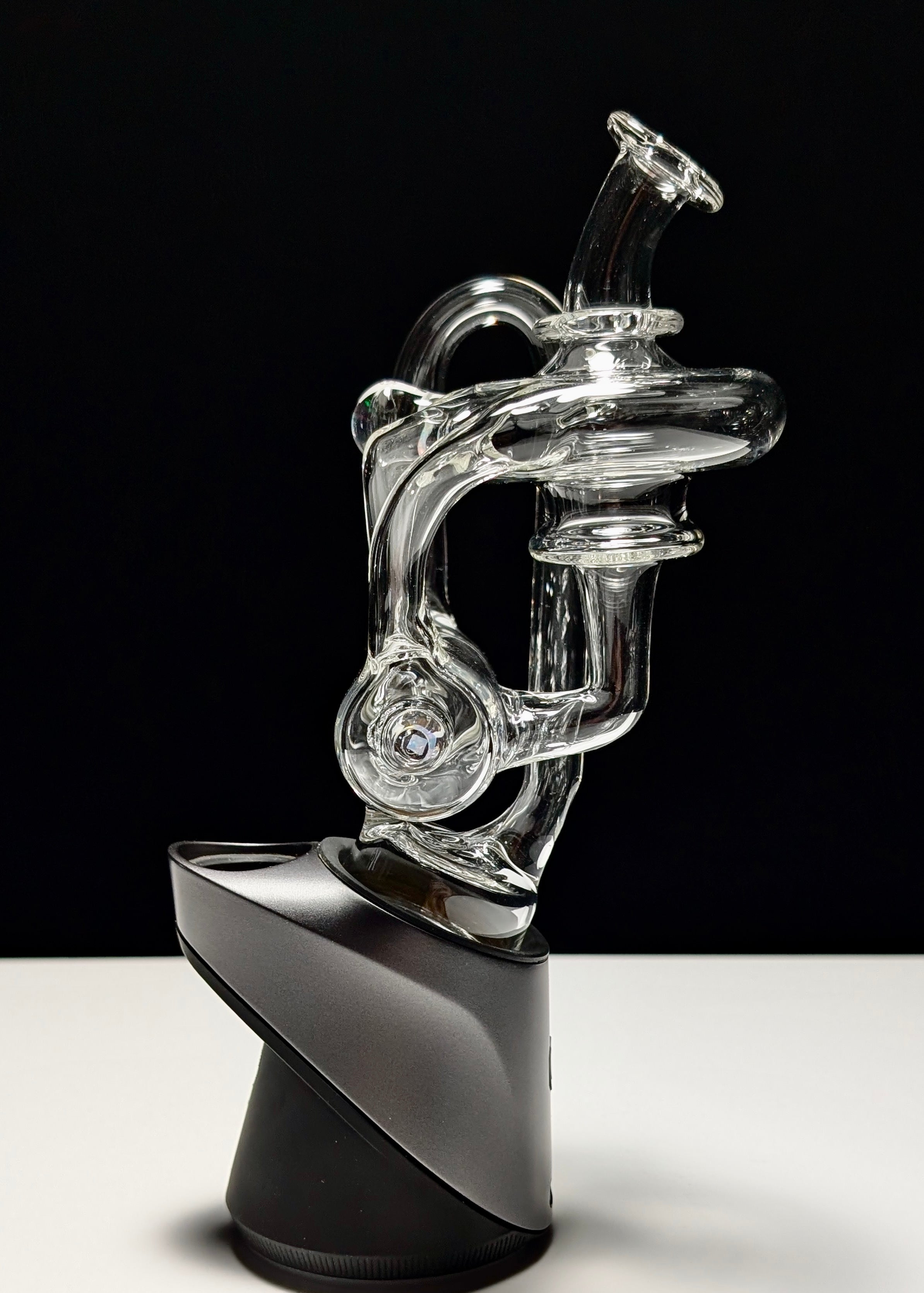 Call Your Fam Glass Vaccine Pump Recycler Puffco Peak Top