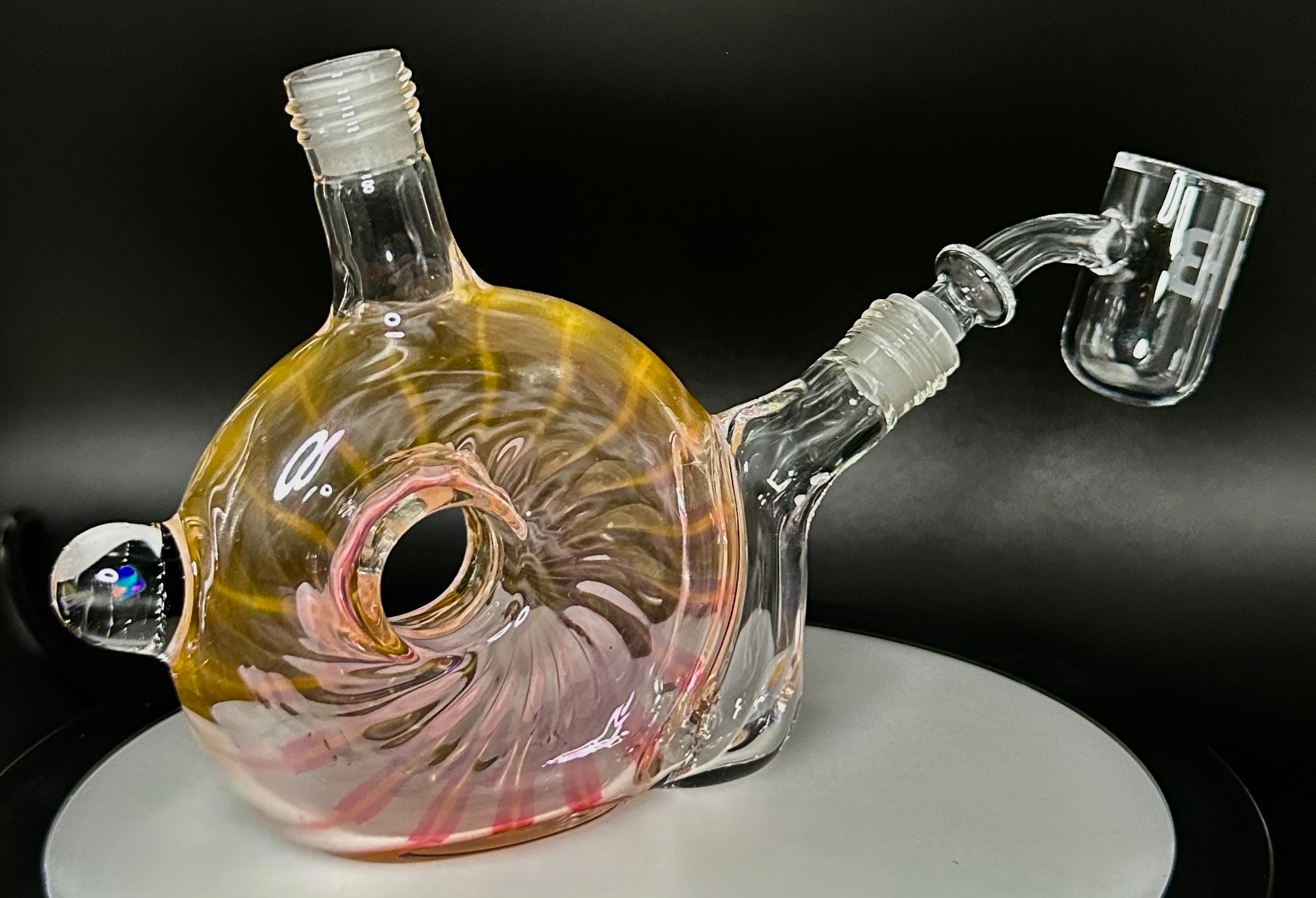 DESHIELDS PINK FUME FLASK RIG