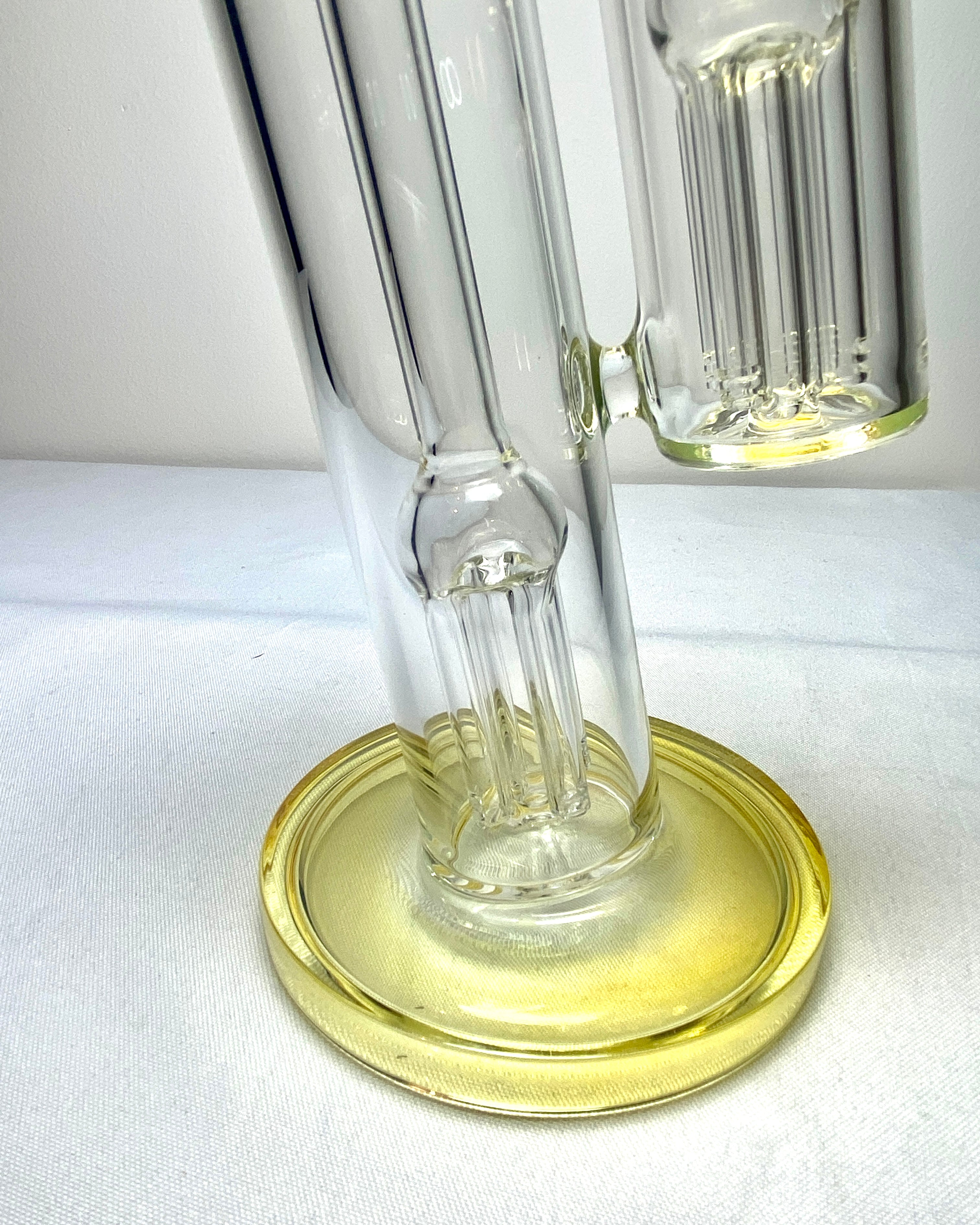 OJ Flame Fumed 4-Arm Double Bubbler - TheSmokeyMcPotz Collection 