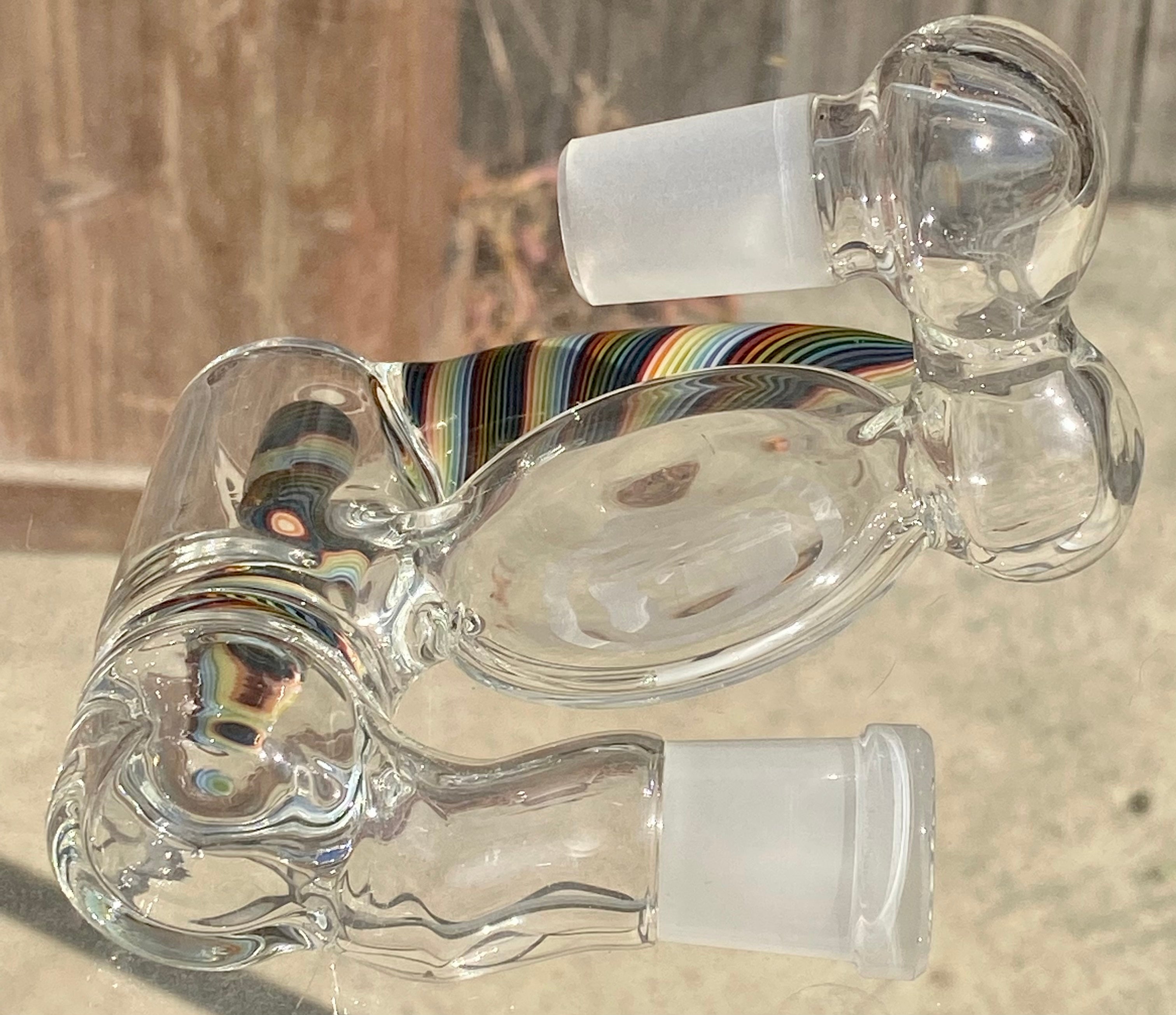 OJ Flame 18mm 90 Degree Inline Ashcatcher