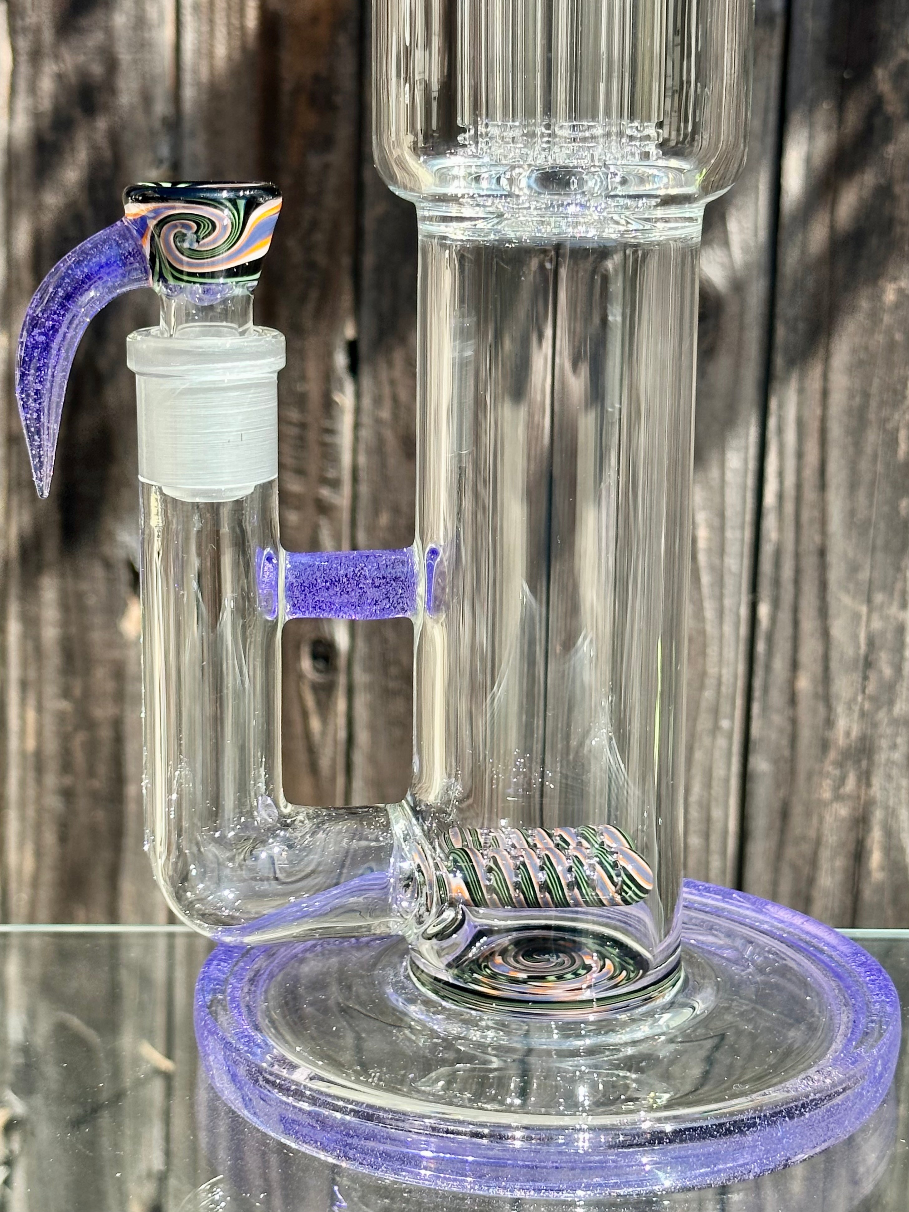 OJ Flame Bird Pop Wigwag w/ Purple Lollipop Accents Double Grid to 8-Arm Tube