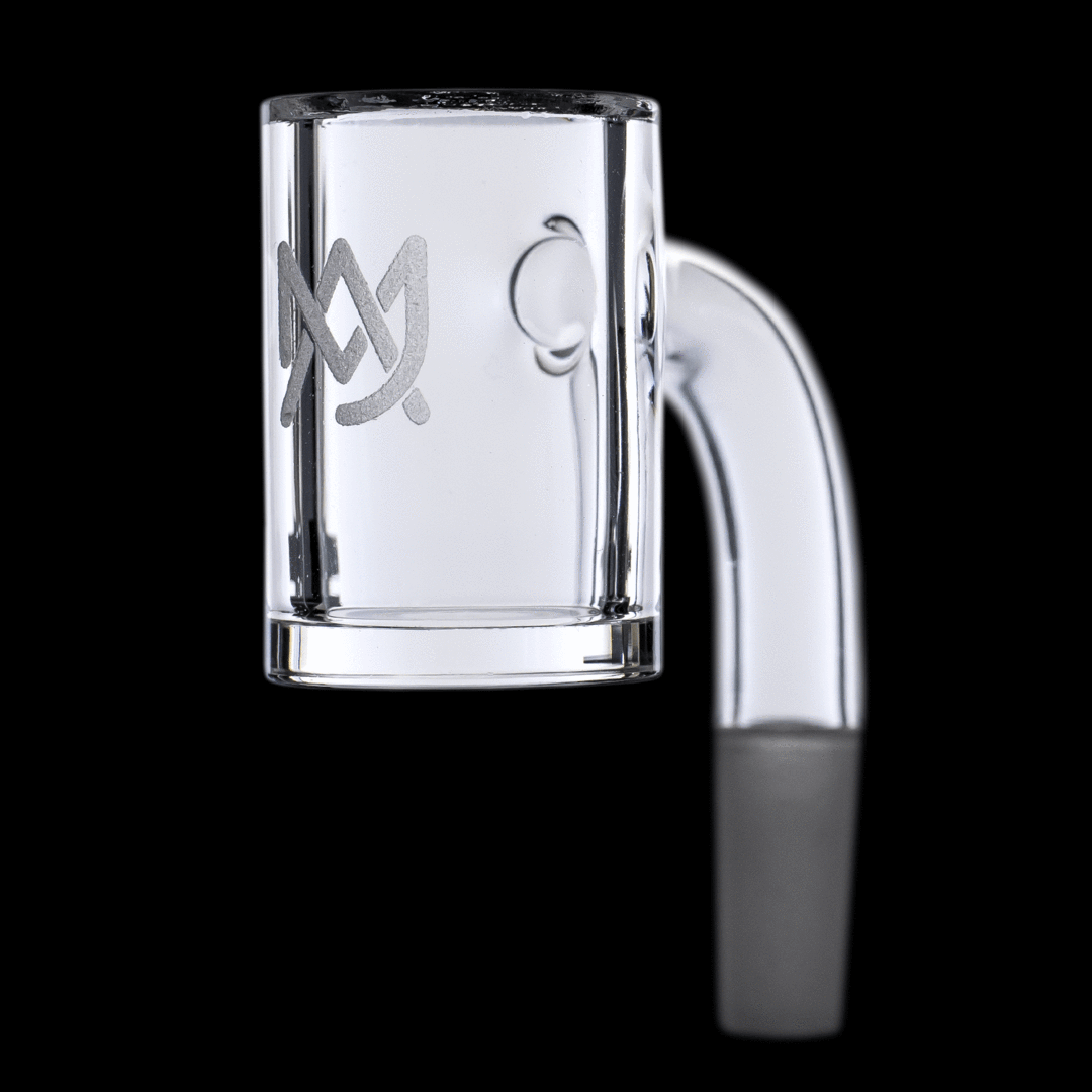 MJ Arsenal Premium Full Weld Clear Quartz Banger Large - TheSmokeyMcPotz Collection 