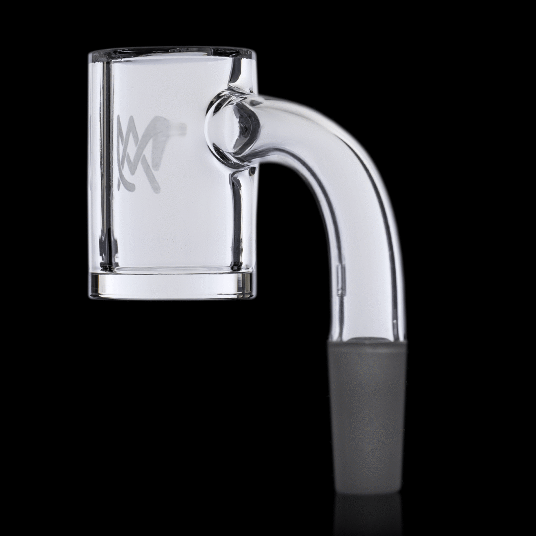 MJ Arsenal Premium Full Weld Clear Quartz Banger Large - TheSmokeyMcPotz Collection 