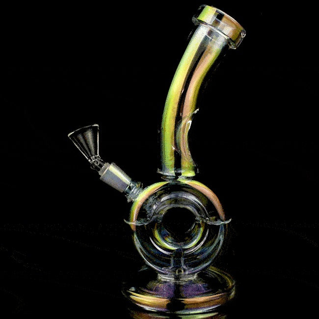 MJ Arsenal Iridescent Saturn Mini Water Pipe - LE