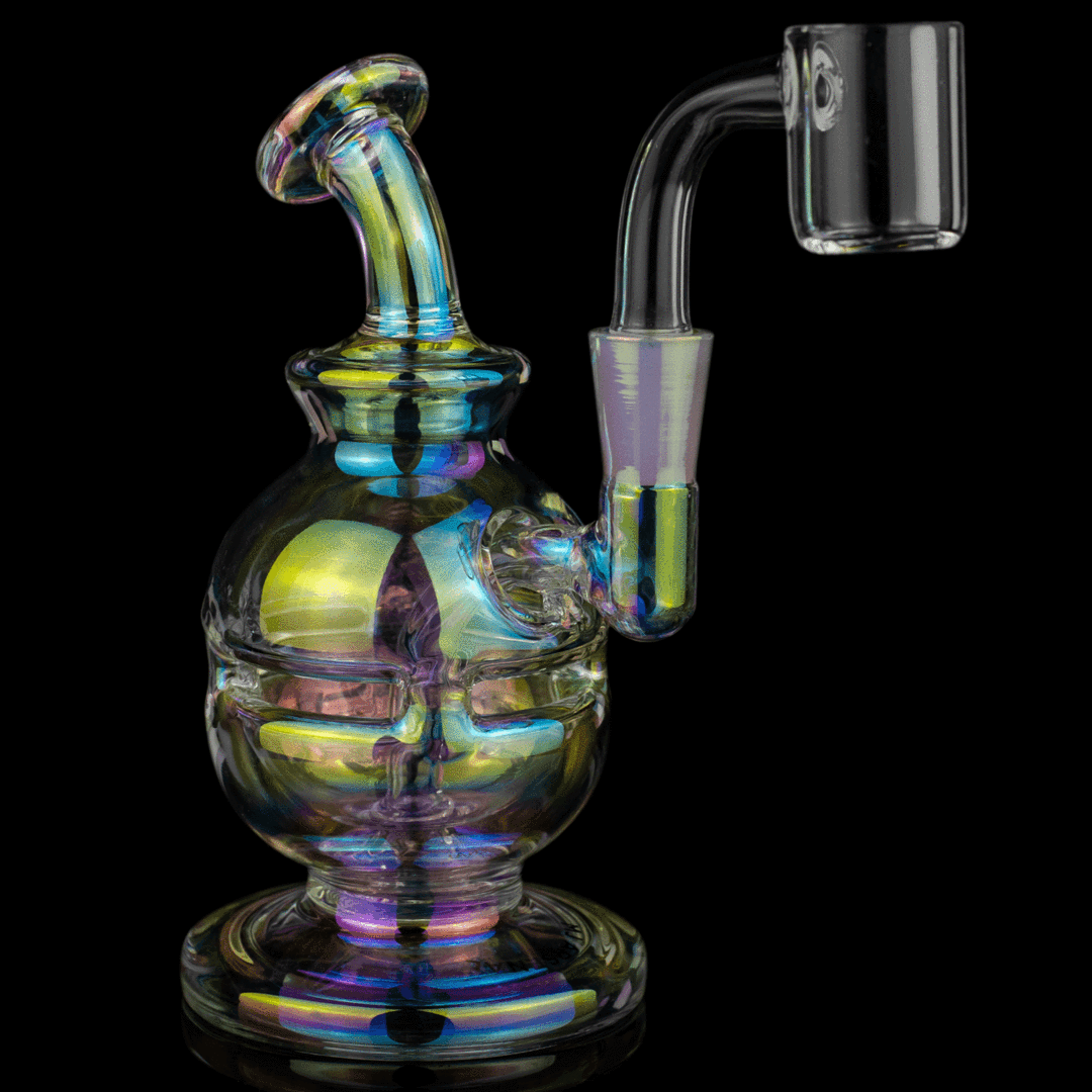 MJ Arsenal Royale Mini Dab Rig LE (Iriedescent) - TheSmokeyMcPotz Collection 
