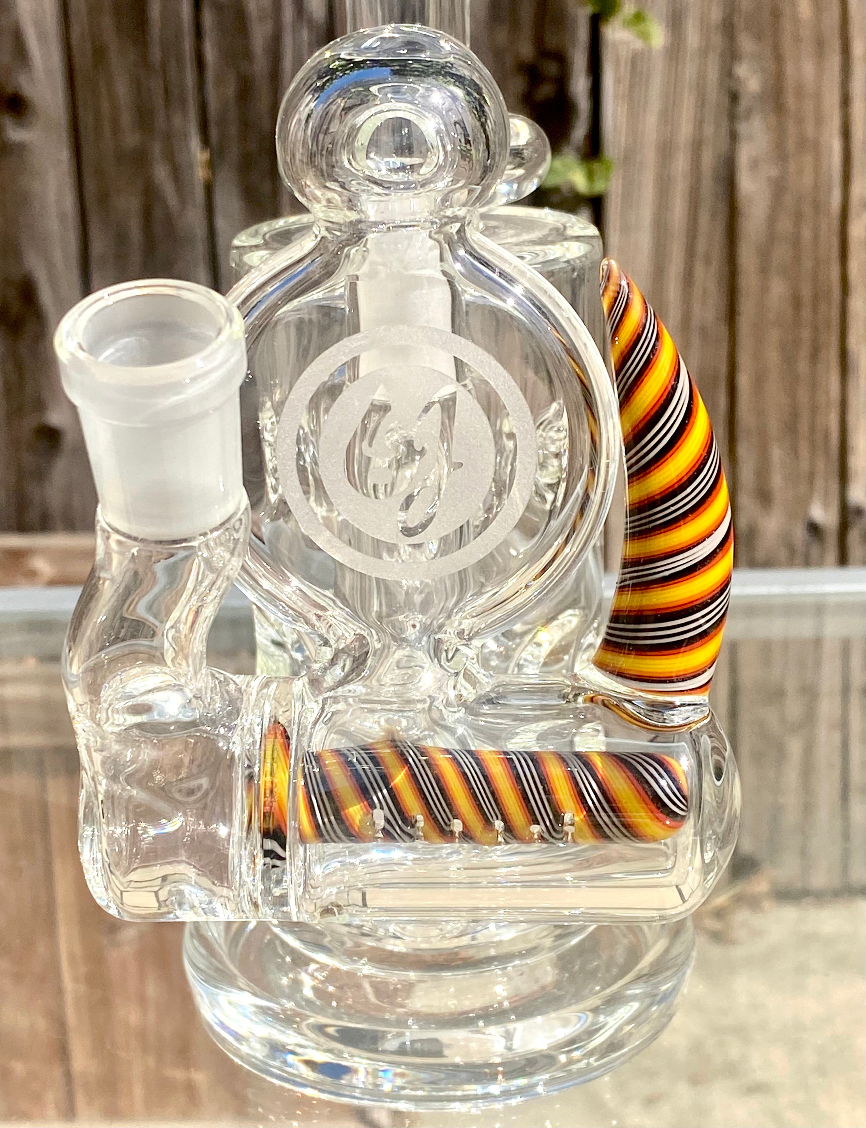 OJ Flame 14mm 90 Degree Inline Ashcatcher