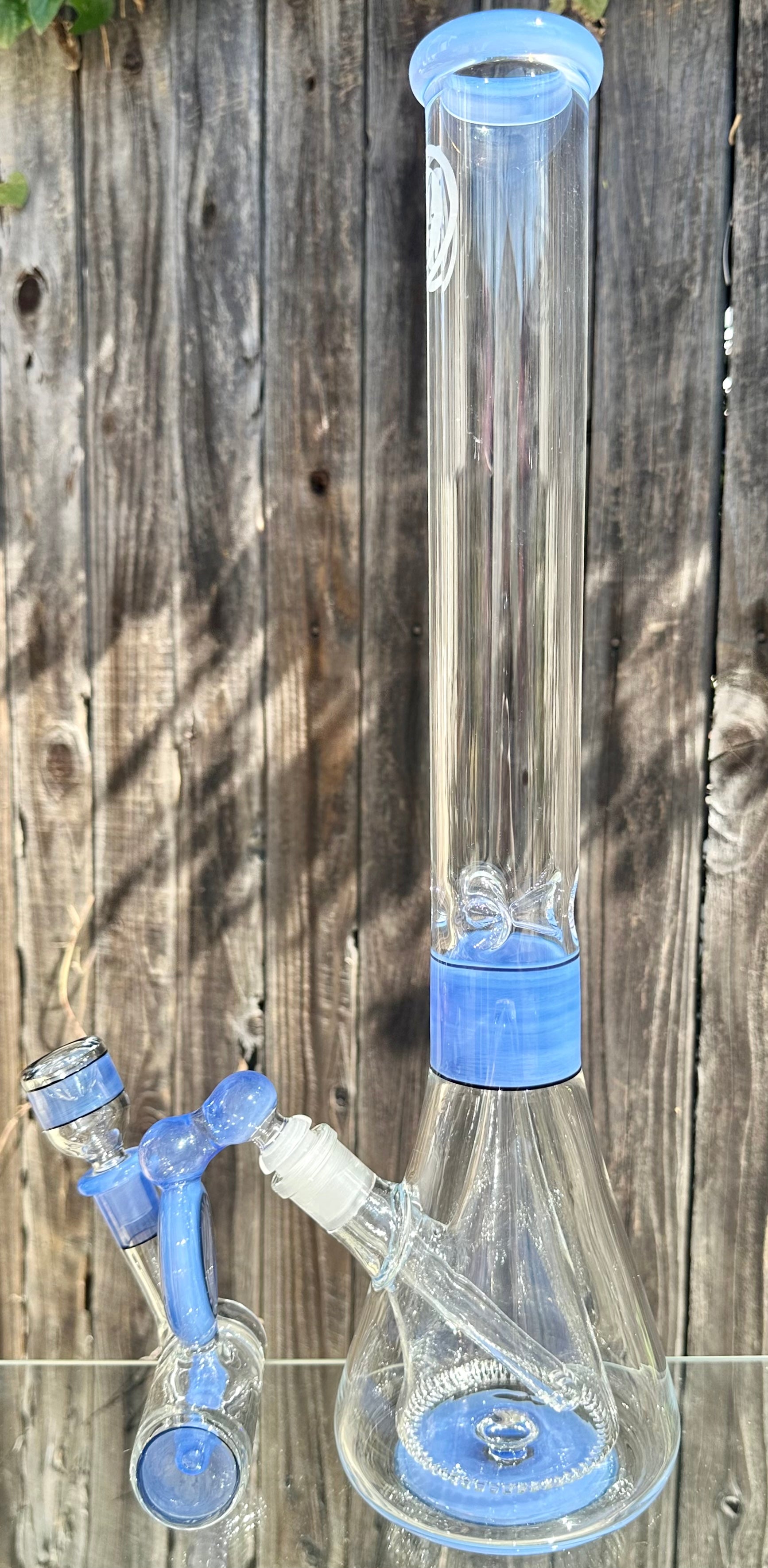 OJ Flame Ether Collins Beaker w/ Matching Inline Ashcatcher