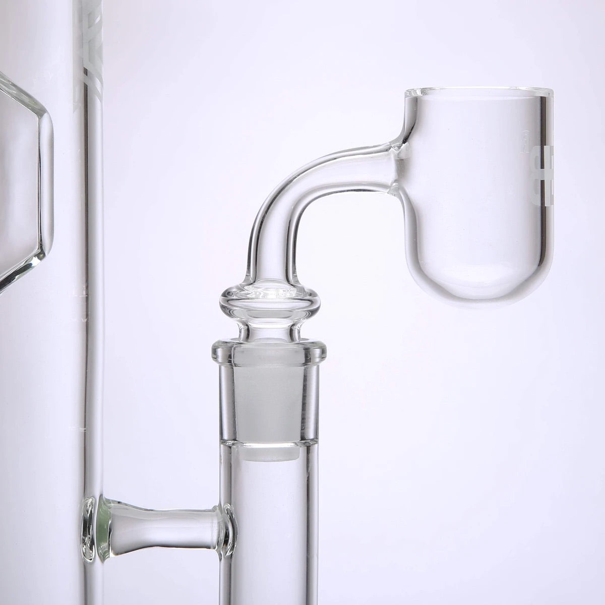 Joel Halen Quartz Honey Bucket 14mm 90* (25mm) ROUND BOTTOM Bucket - TheSmokeyMcPotz Collection 
