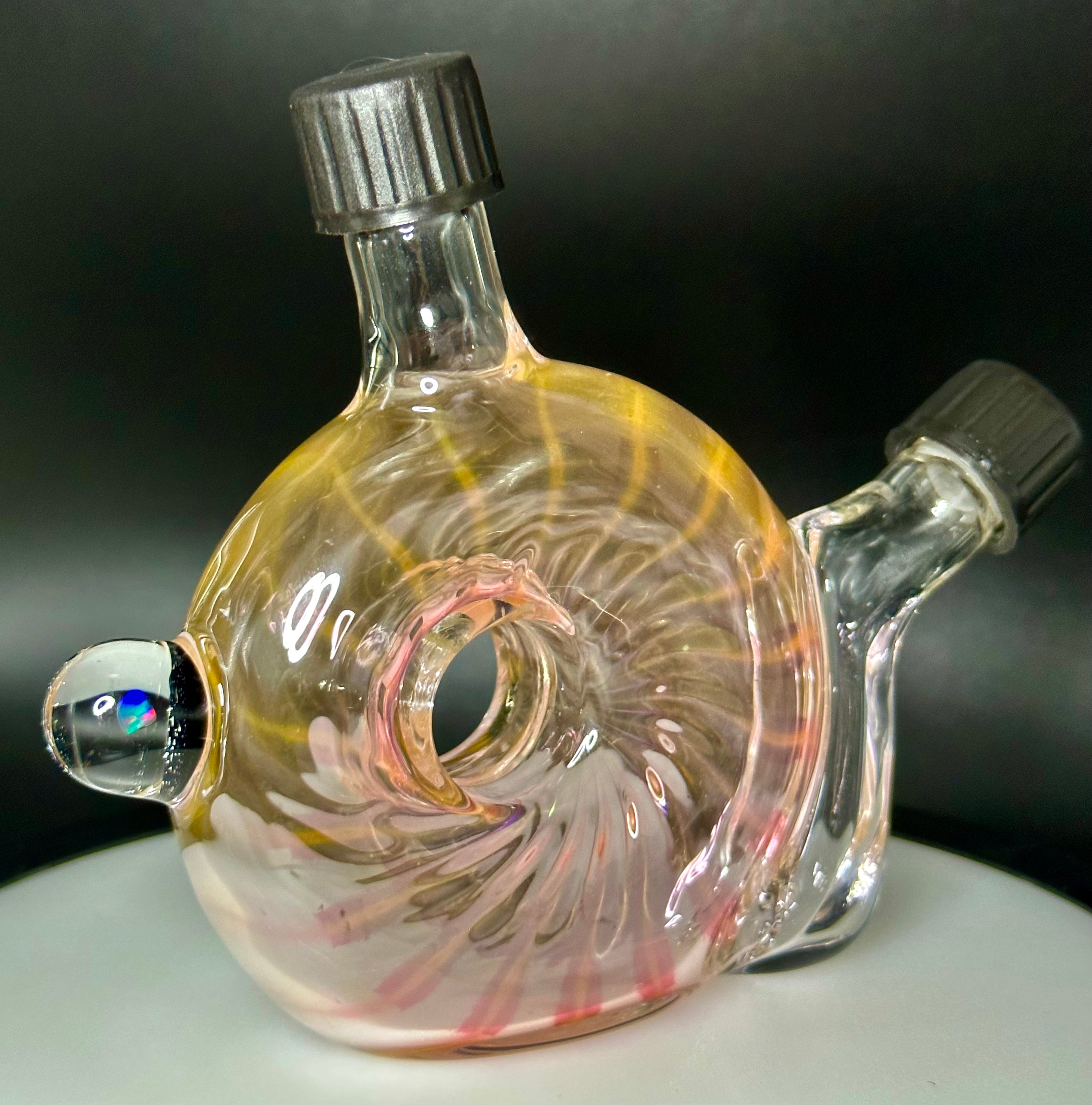 DESHIELDS PINK FUME FLASK RIG