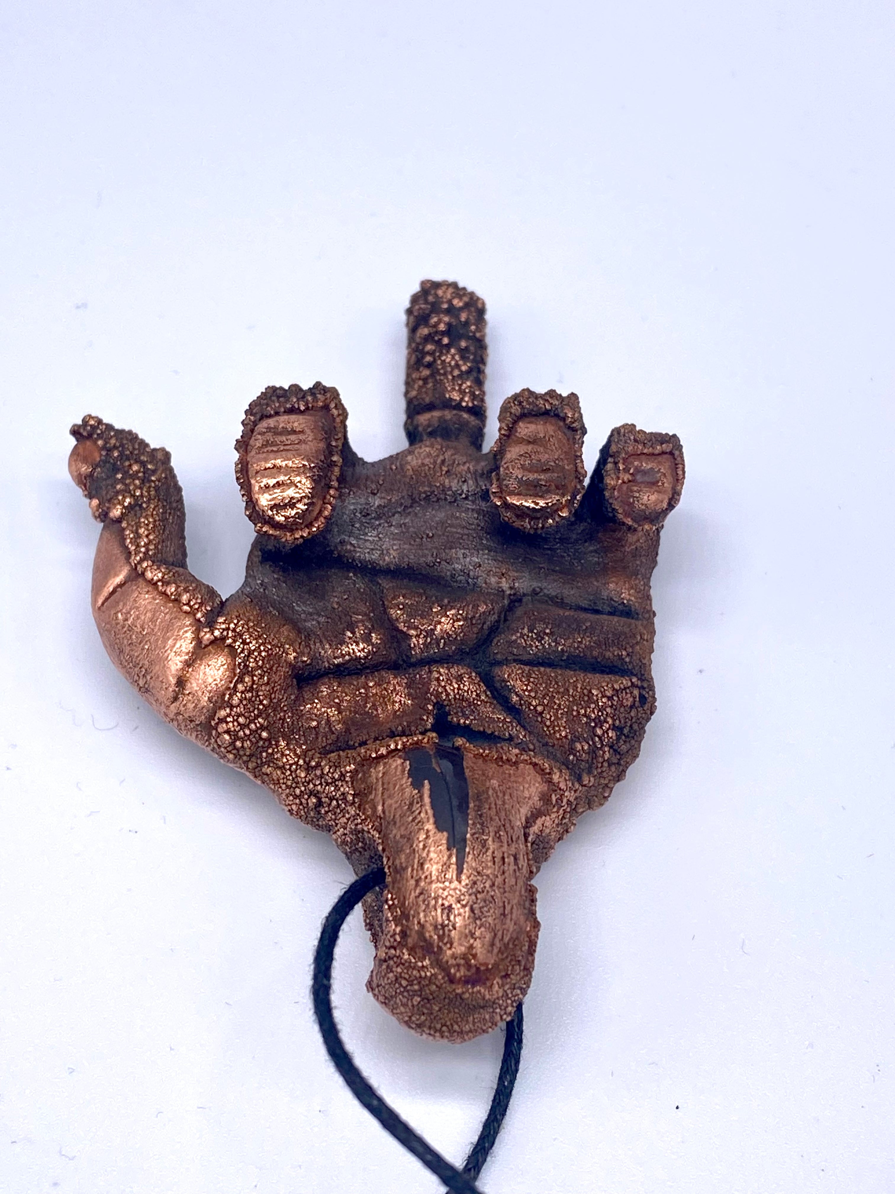 Eka Glass x Lord Kramdar “Ur #1” E-Formed Copper Pendie