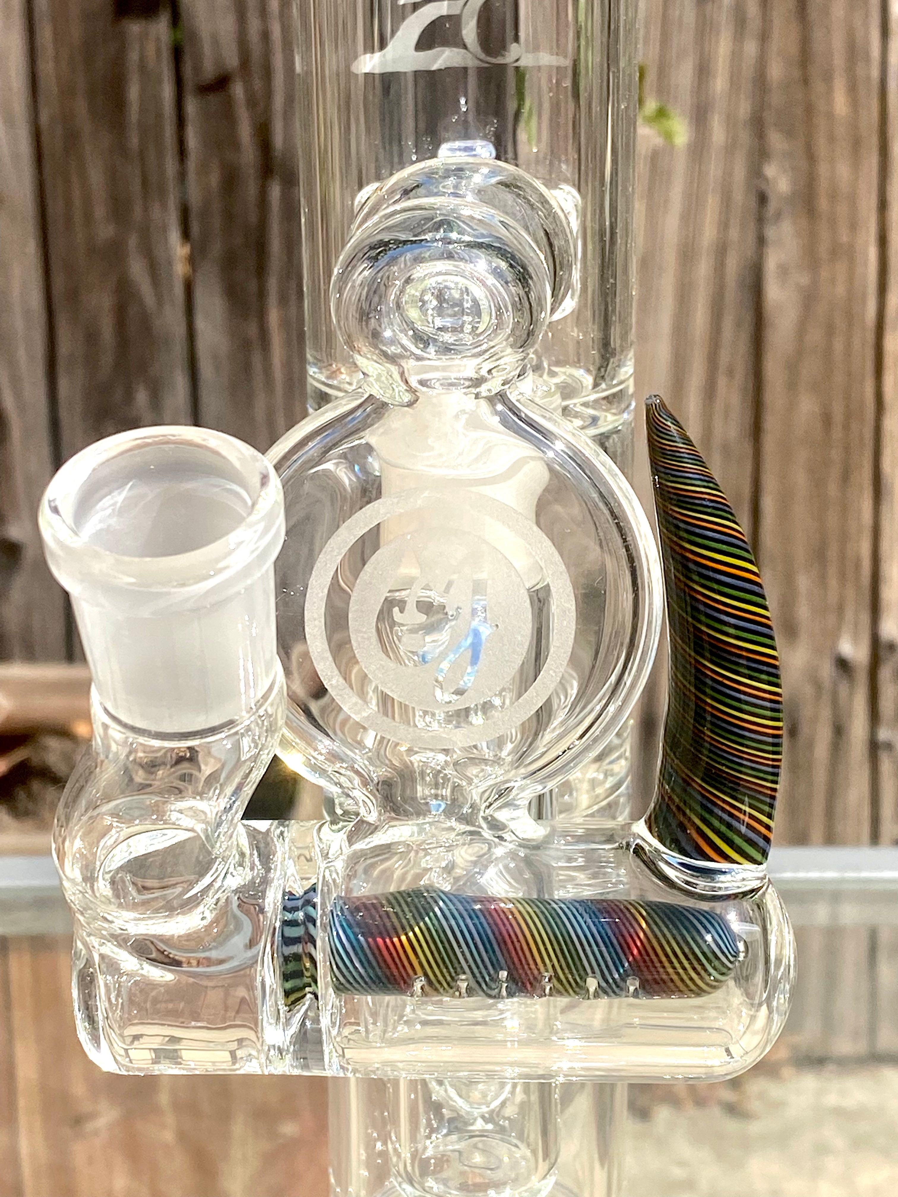OJ Flame 18mm 90 Degree Inline Ashcatcher