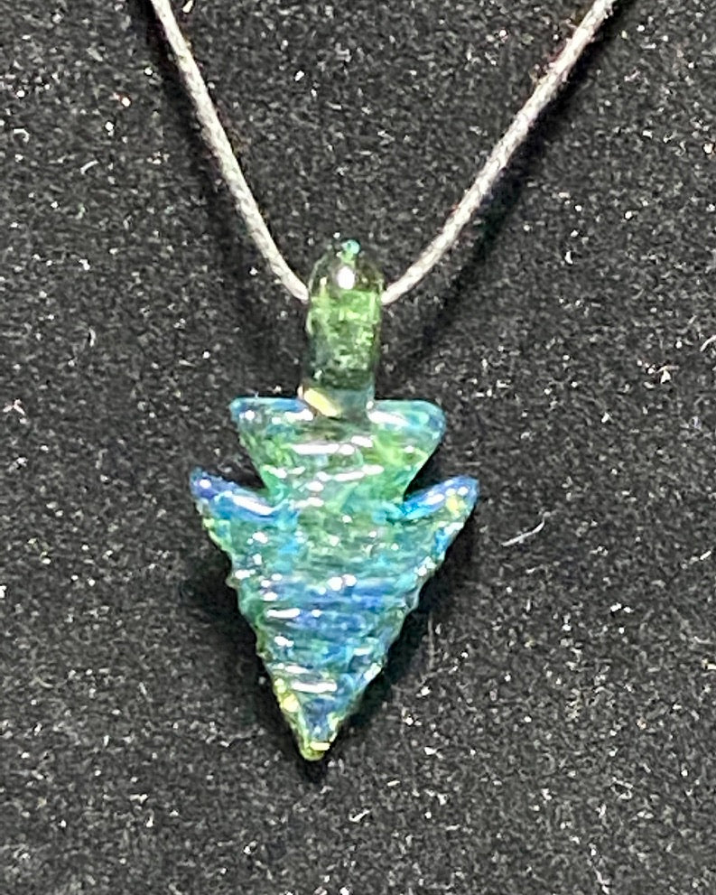 Elks That Run Mini Arrowhead Pendant - TheSmokeyMcPotz Collection 
