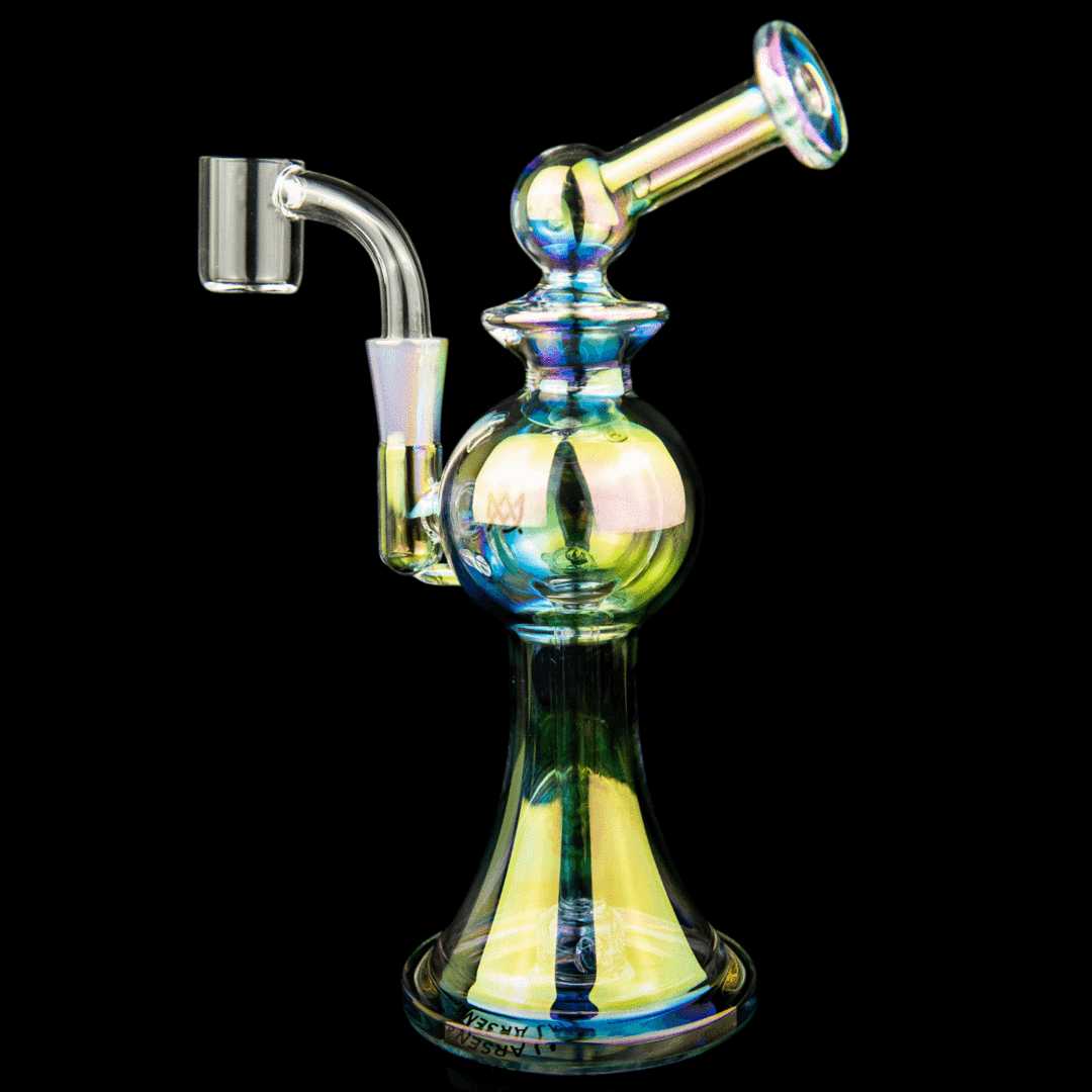 MJ Arsenal Apollo Mini Dab Rig (Orbital Series) LE (Iriedescent) - TheSmokeyMcPotz Collection 