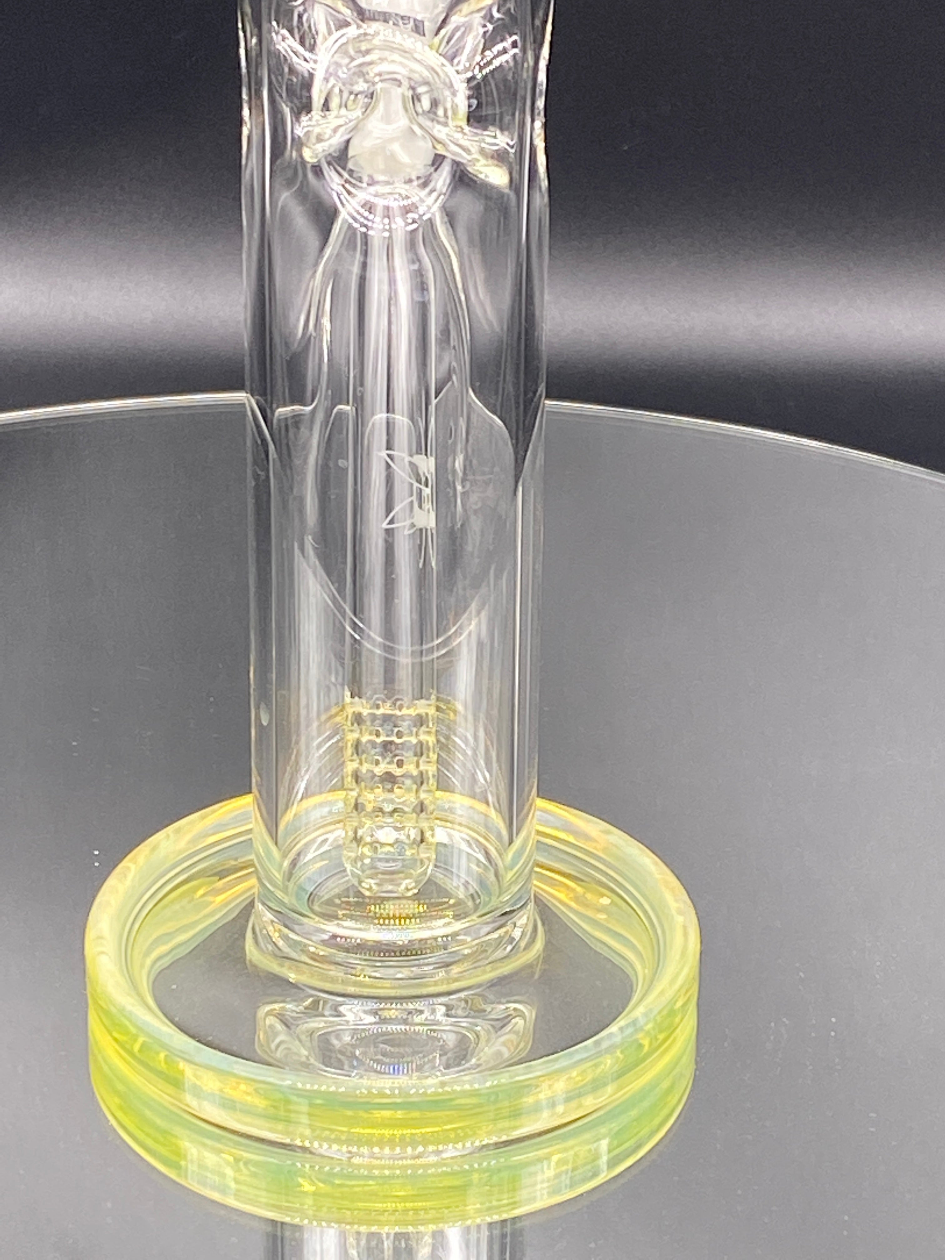 ILL Glass 17" NS Yellow 44x4 Tube - TheSmokeyMcPotz Collection 