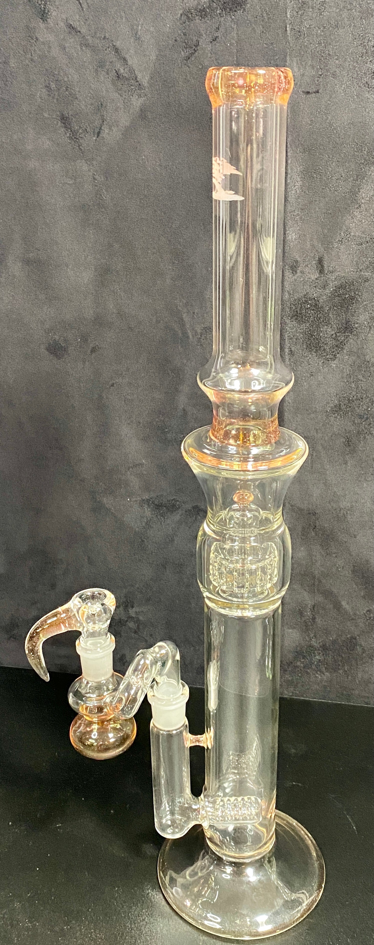 5 3lements Glass CFL Serum Double Grid Full w- Ash Catcher - TheSmokeyMcPotz Collection 