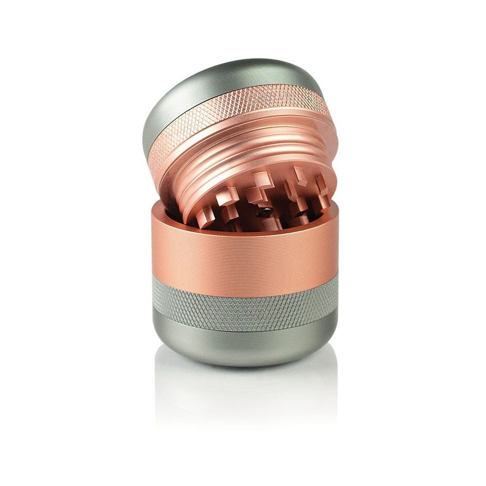 GR8TR V2 Mini Grinder - Rose Gold - TheSmokeyMcPotz Collection 