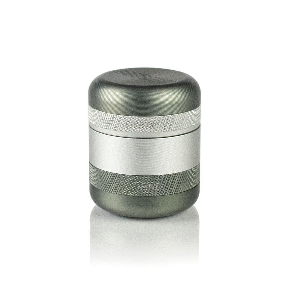 GR8TR V2 Mini Grinder - Gunmetal - TheSmokeyMcPotz Collection 