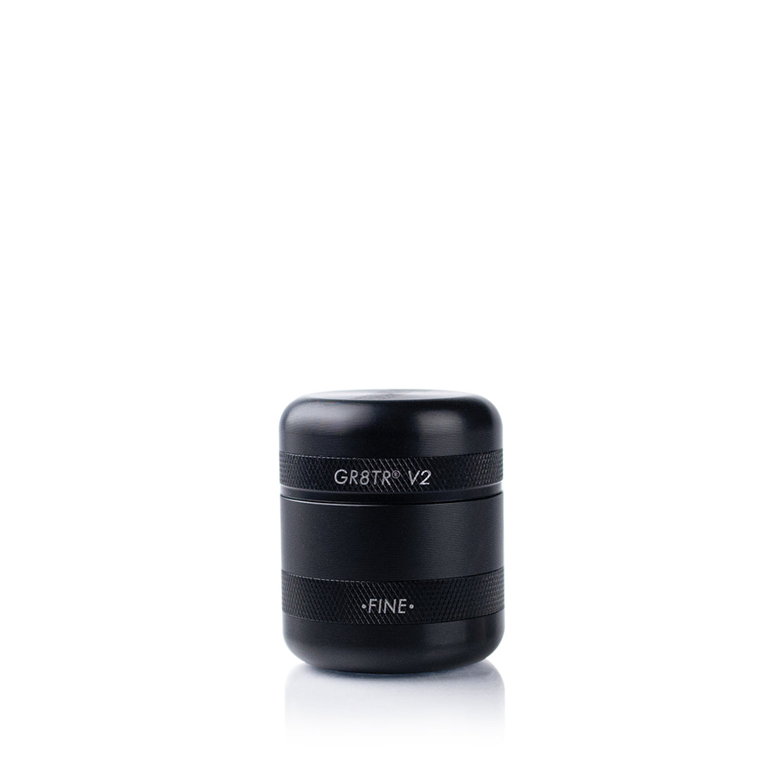 GR8TR V2 Mini Grinder - Matte Black - TheSmokeyMcPotz Collection 
