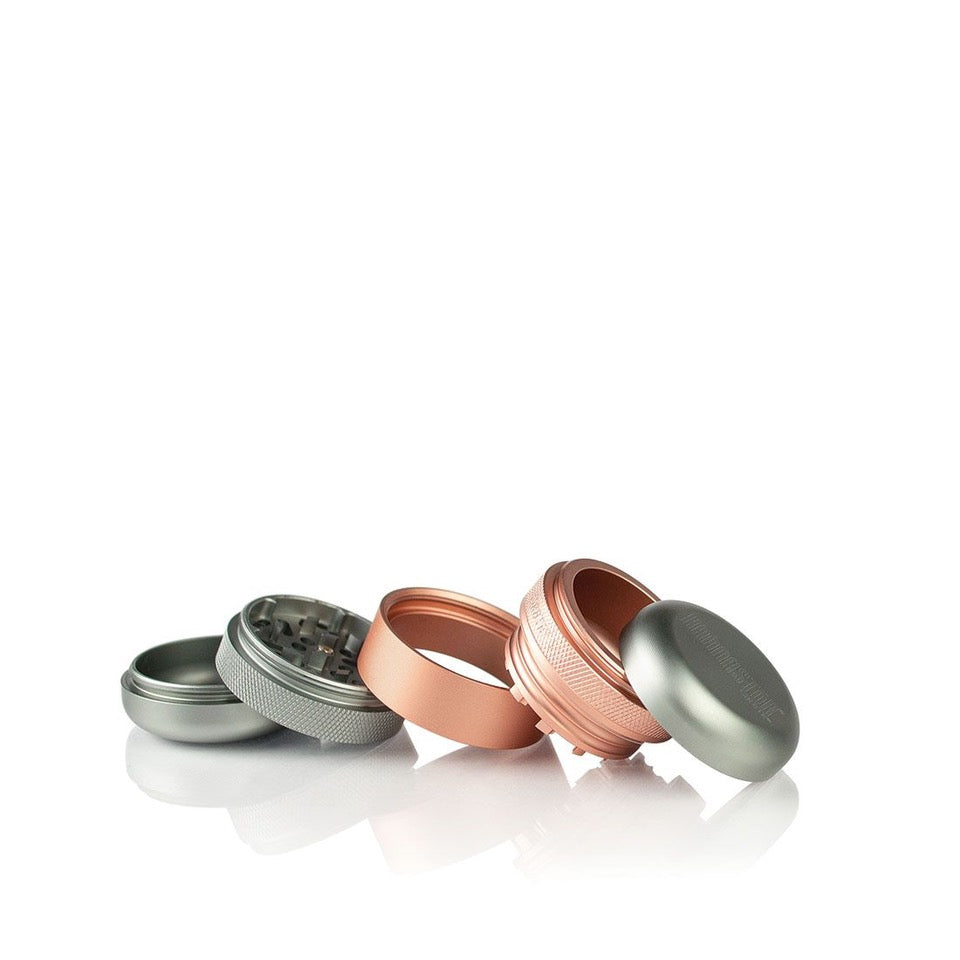 GR8TR V2 Mini Grinder - Rose Gold - TheSmokeyMcPotz Collection 