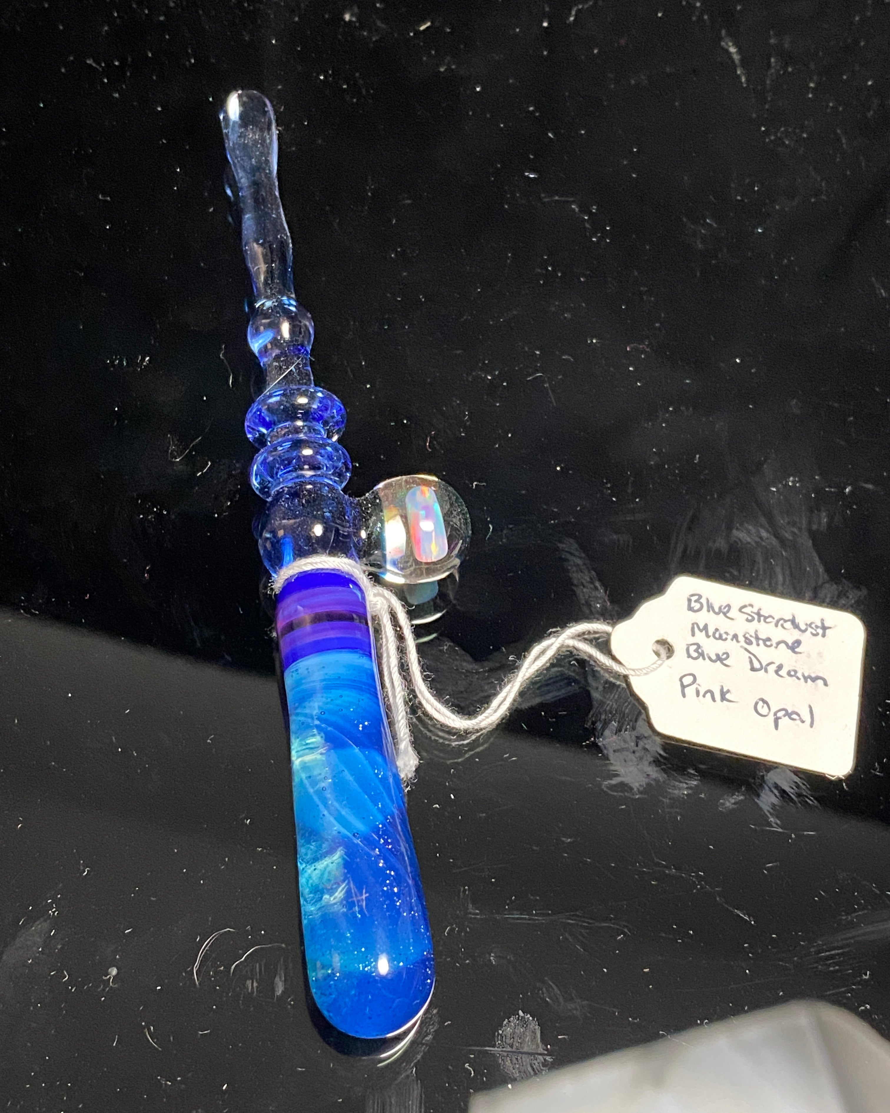 Fearn Gully Dab Tool Stardust & Moonstone w- Opal - TheSmokeyMcPotz Collection 