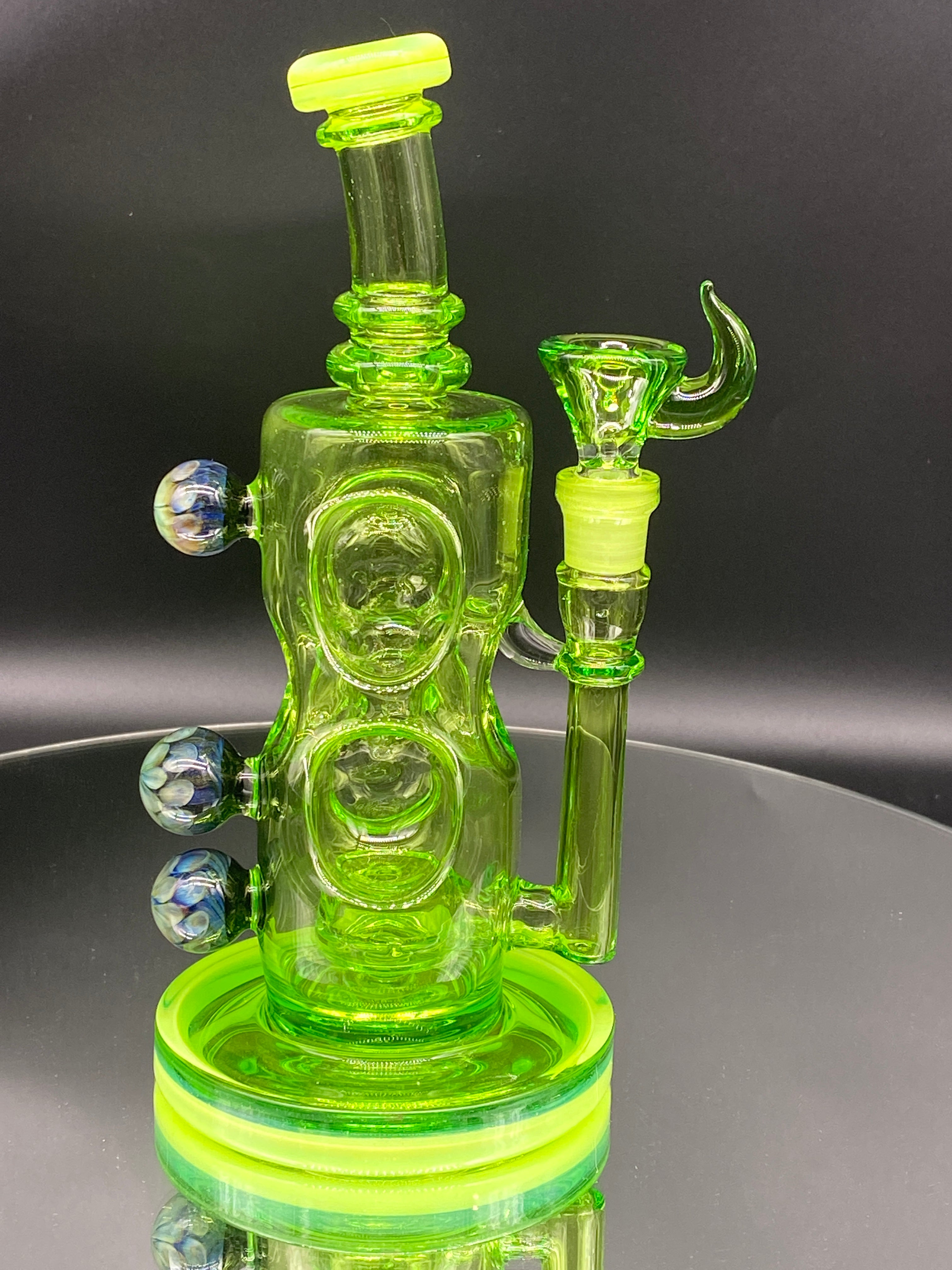 Davin Titland FULL COLOR Custom Rig with Marbles - TheSmokeyMcPotz Collection 