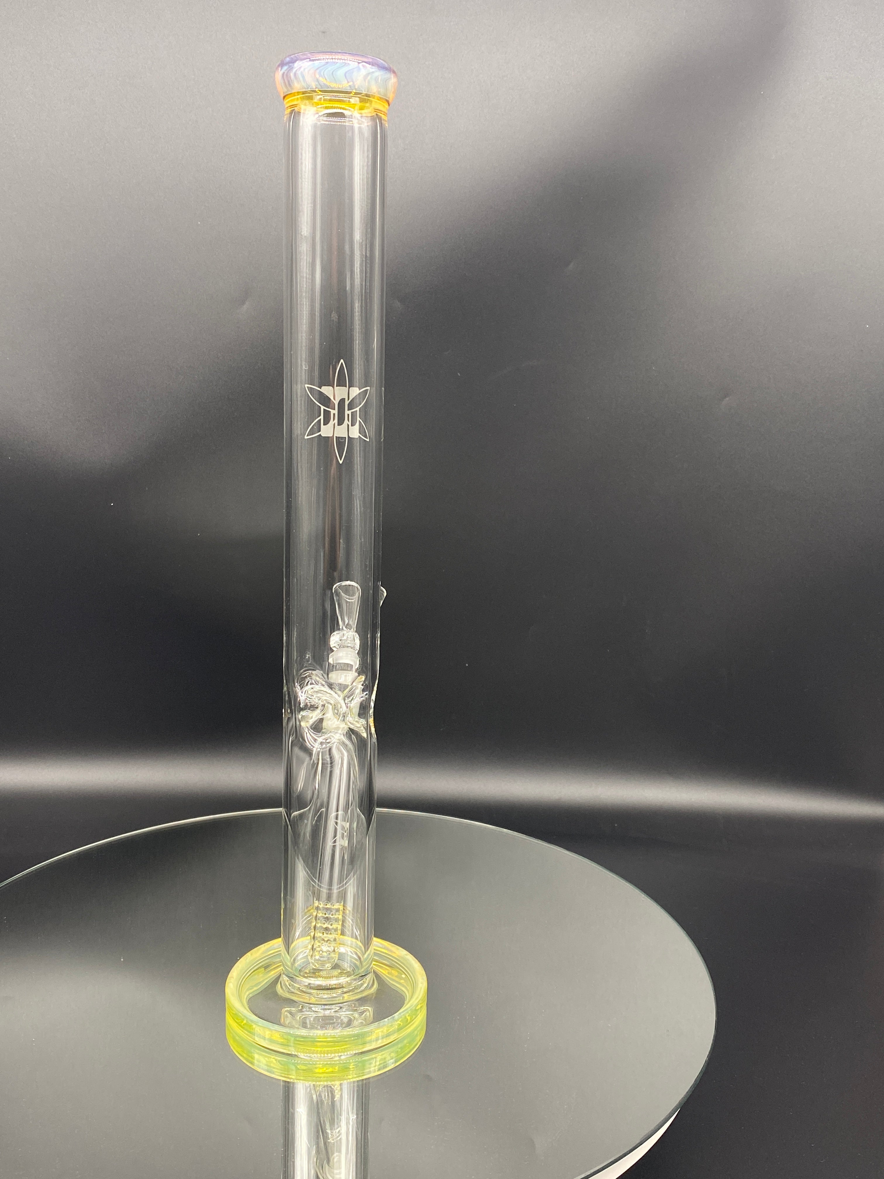 ILL Glass 17" NS Yellow 44x4 Tube - TheSmokeyMcPotz Collection 