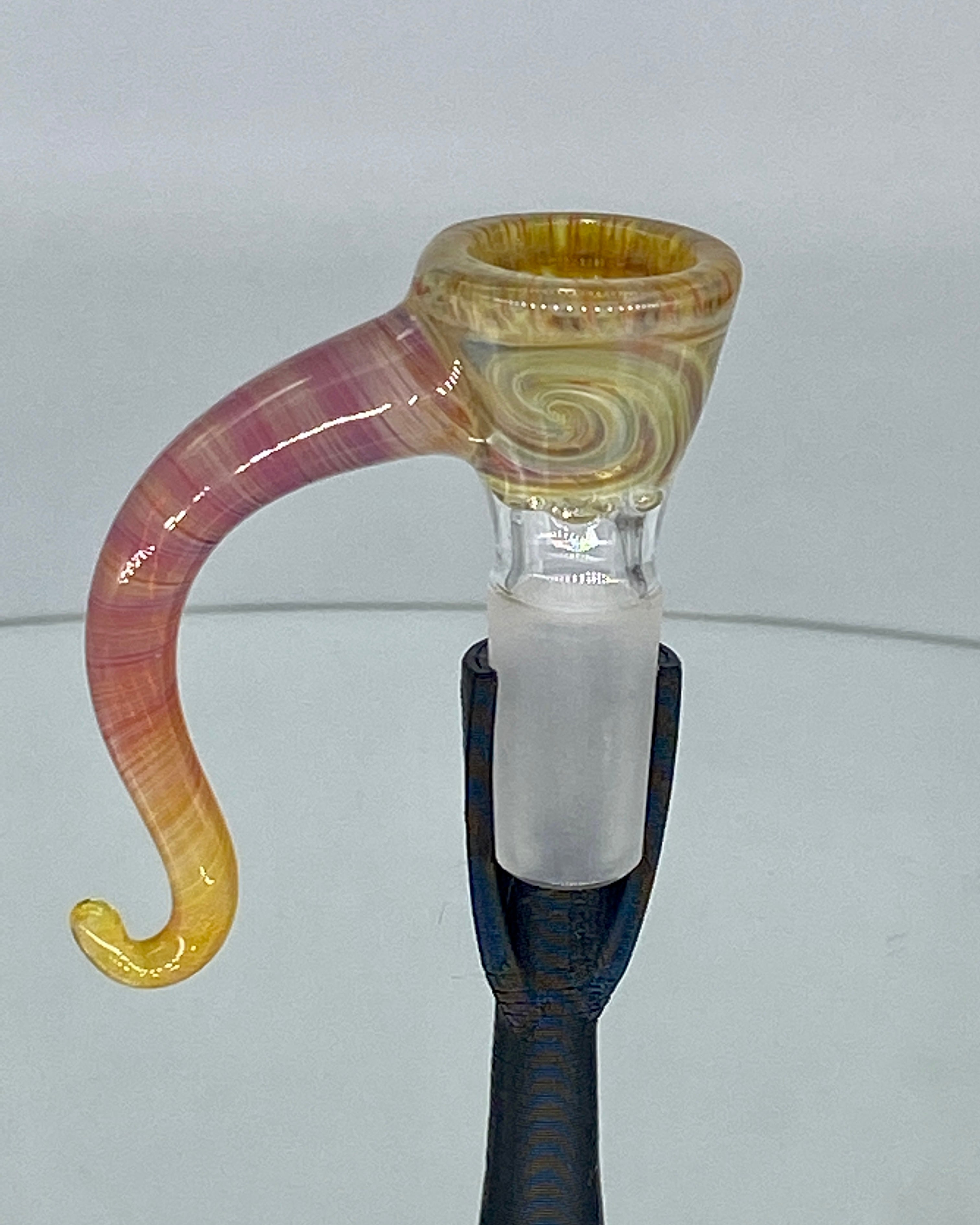 Will Star Multi-Hole Worked Horn Slide 14mm #6 - TheSmokeyMcPotz Collection 