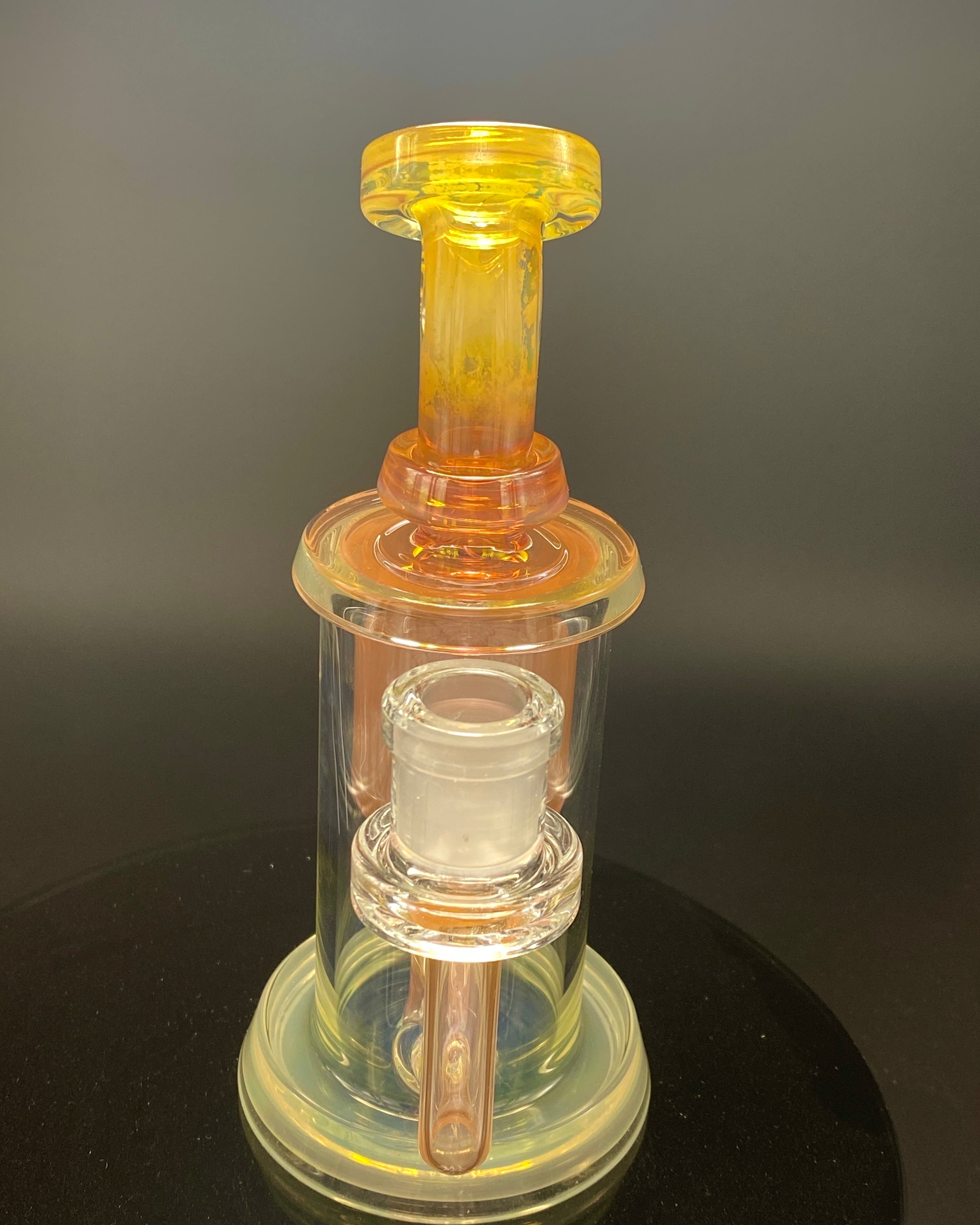 Leisure Glass Fumed Brickstack Incycler 14mm - TheSmokeyMcPotz Collection 