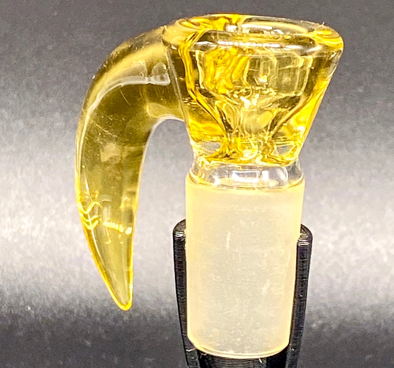 Simple Lemon Farmer 18mm Experimental #31 CFL Reactive Single Hole Slide - TheSmokeyMcPotz Collection 