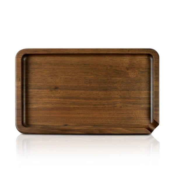 Ryot Walnut Wood Rolling Tray - TheSmokeyMcPotz Collection 