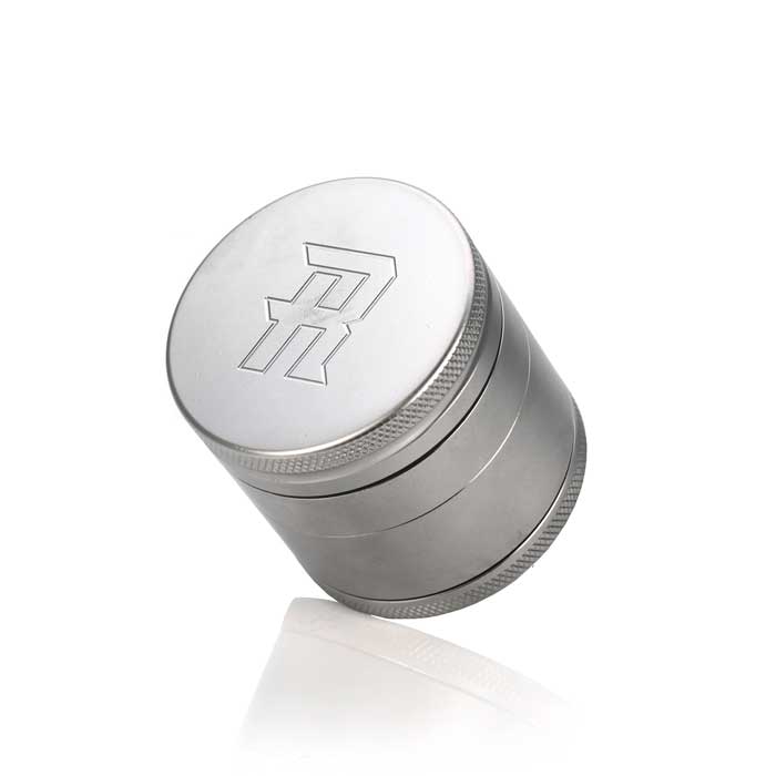 Complete 2" Classic 4 Piece Herb Grinder – 100% Stainless Steel w- All Plates - TheSmokeyMcPotz Collection 