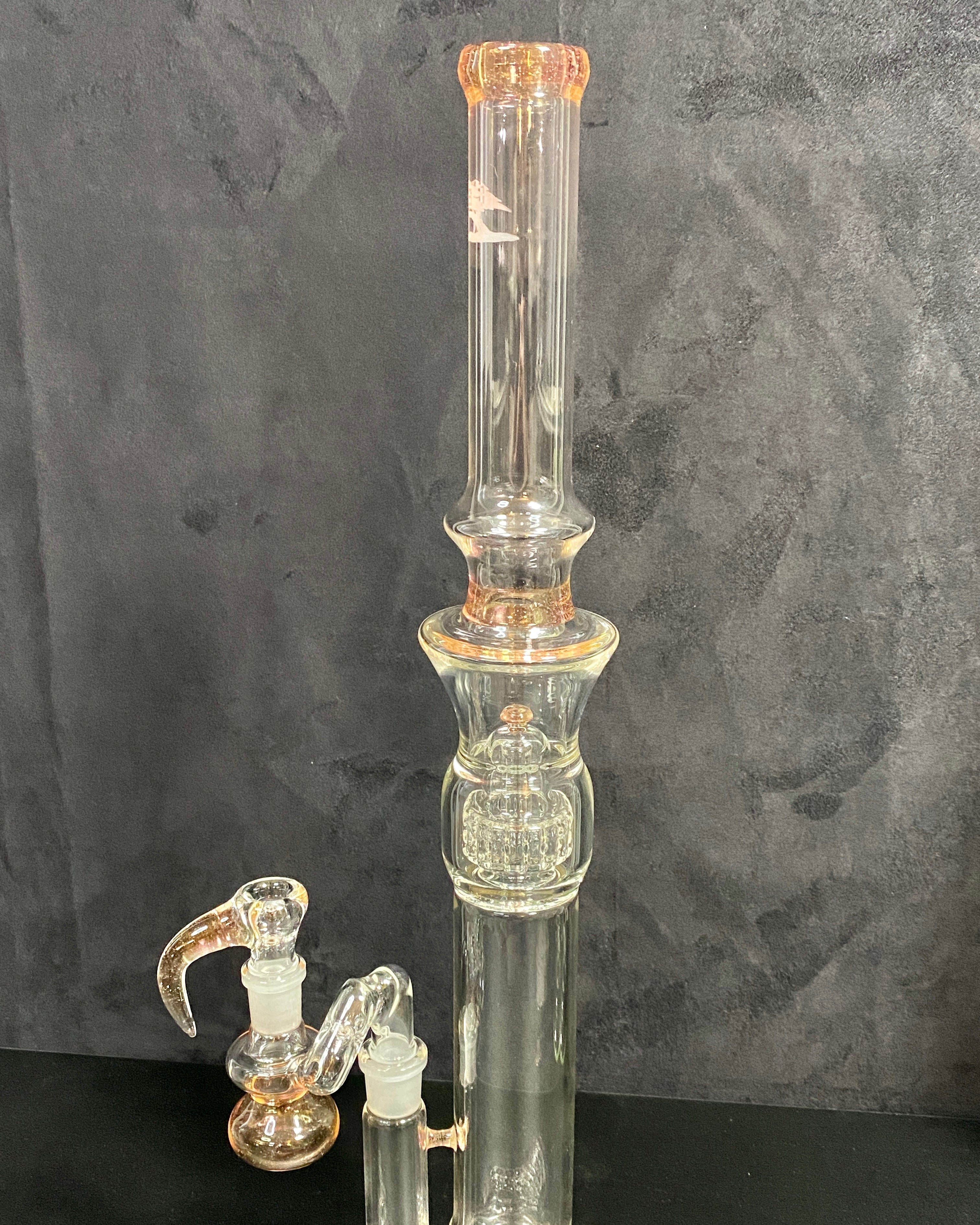 5 3lements Glass CFL Serum Double Grid Full w- Ash Catcher - TheSmokeyMcPotz Collection 