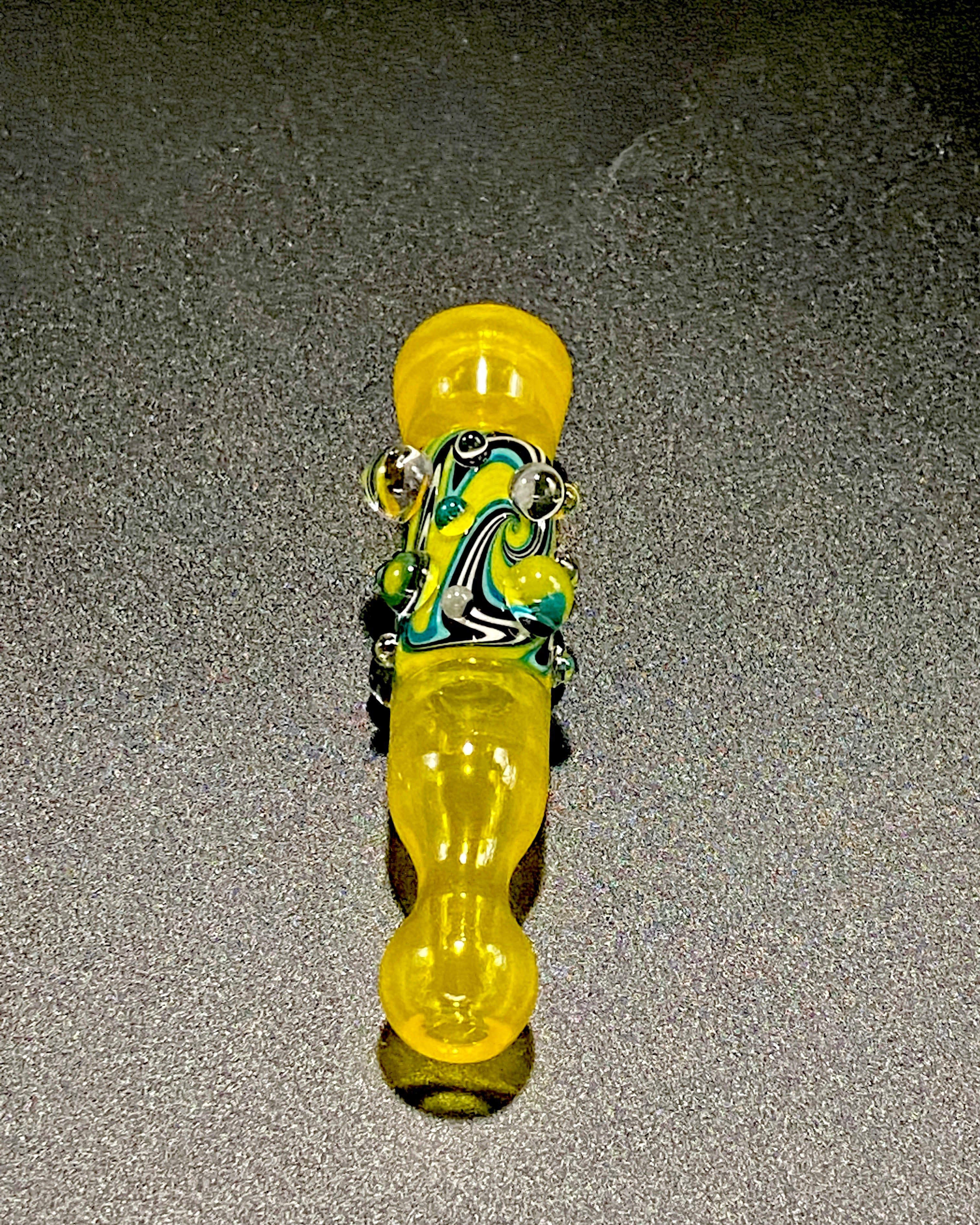 Pajay Worked Chillum Yellow - TheSmokeyMcPotz Collection 