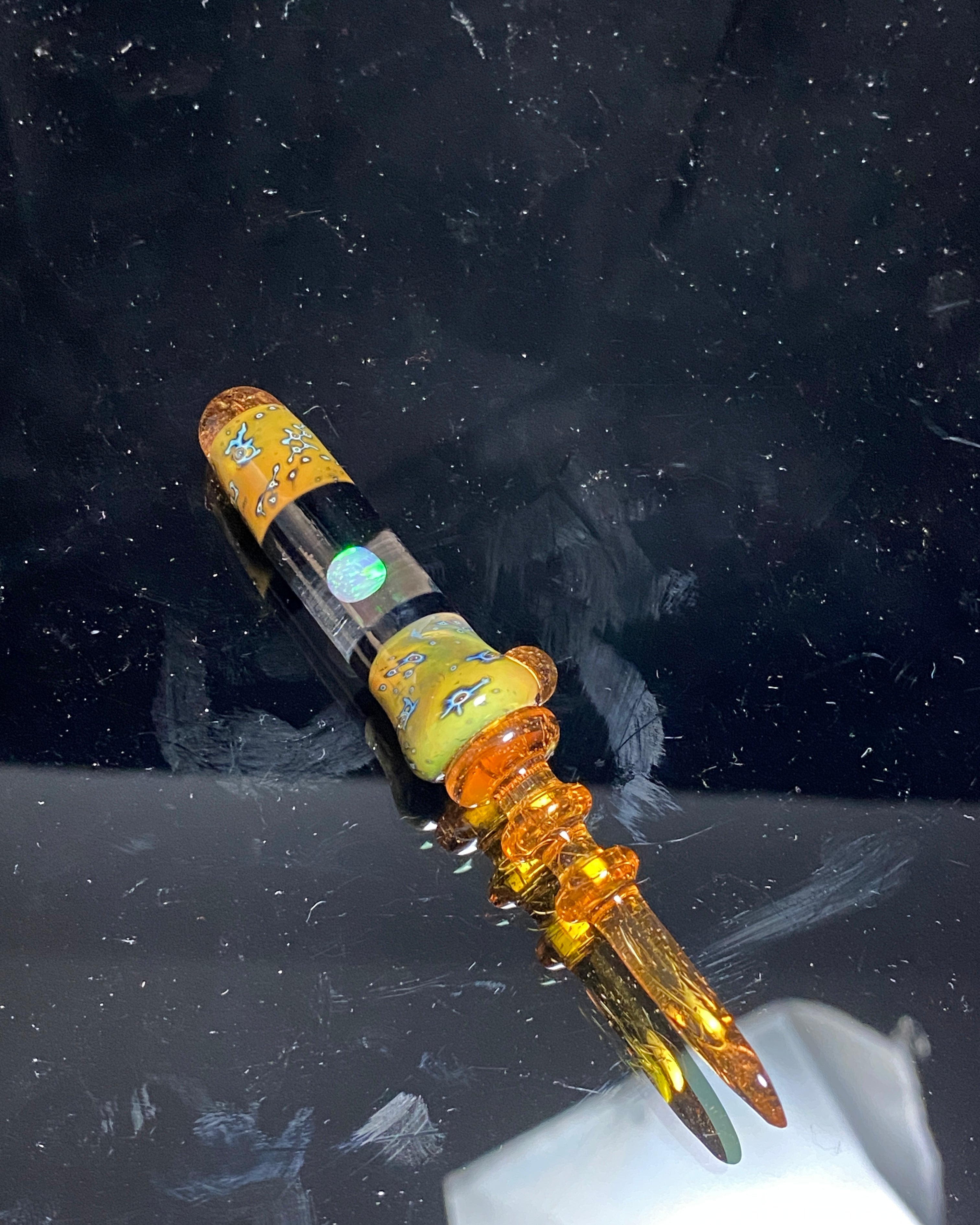 FearnGully Dab Tool CFL Terps Fume Bubbletrap w- Opal - TheSmokeyMcPotz Collection 