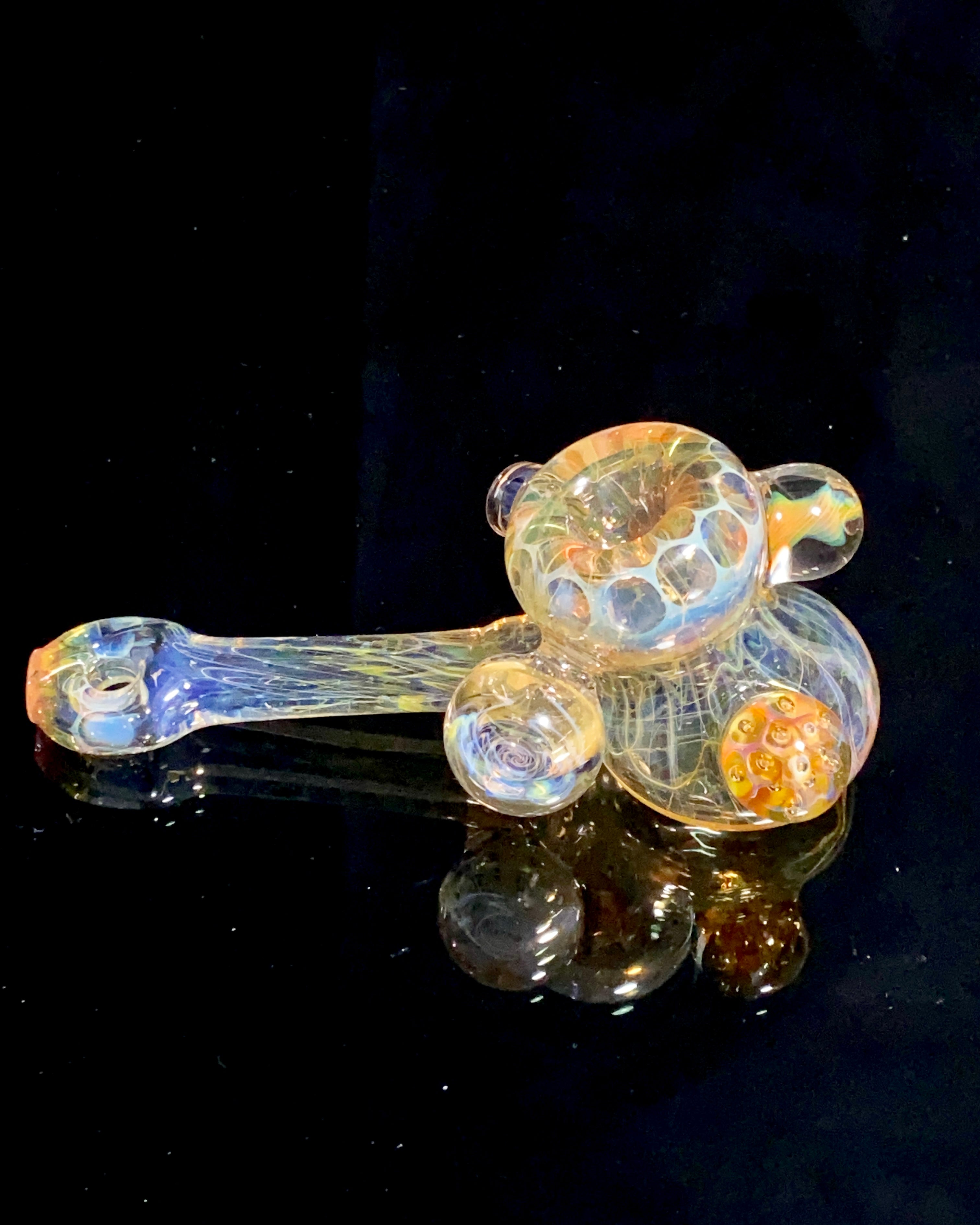 B $ Glass Fully Fumed Hammer with Marbles - TheSmokeyMcPotz Collection 