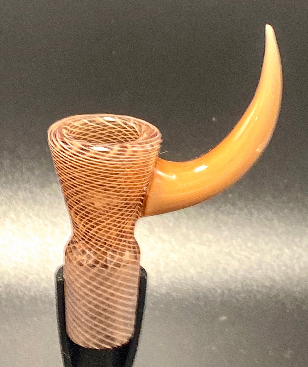 FULLY WORKED JOINT J-Honey Glassworks 18mm Reticello - TheSmokeyMcPotz Collection 
