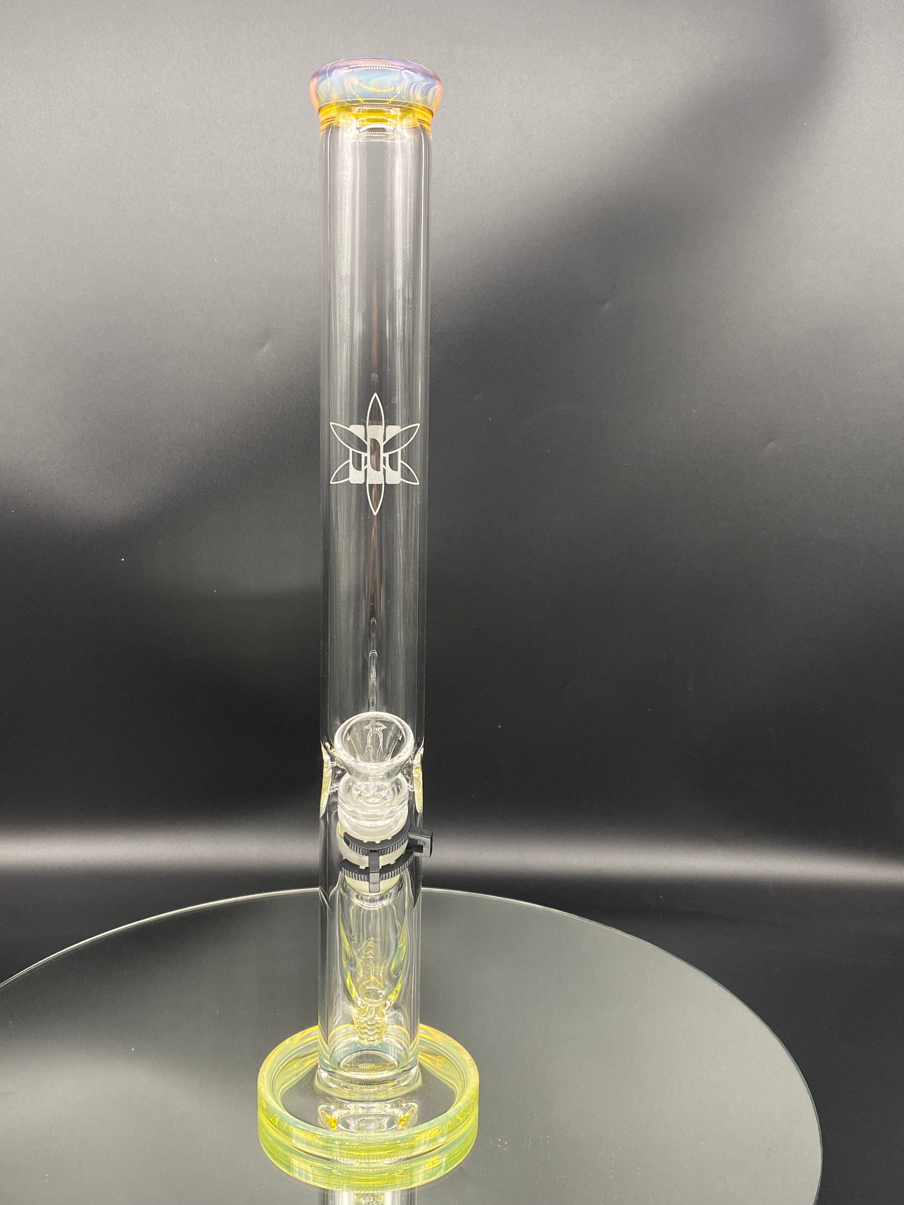 ILL Glass 17" NS Yellow 44x4 Tube - TheSmokeyMcPotz Collection 